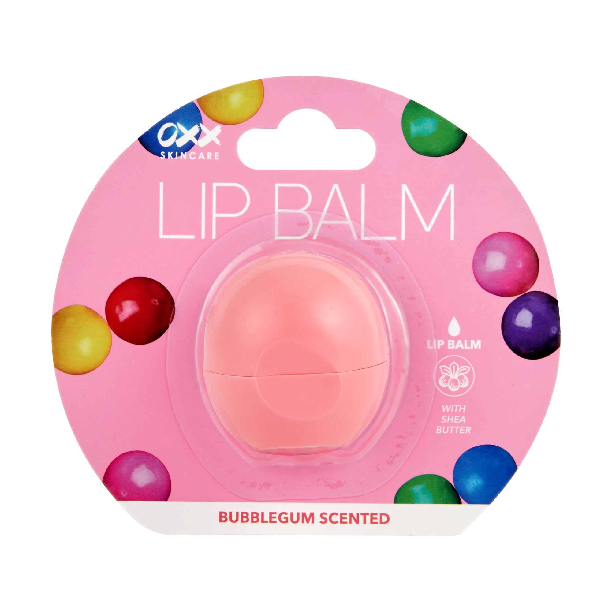1 OXX Skincare Lip Balm - Bubblegum Scented and Shea Butter, 1 of 6