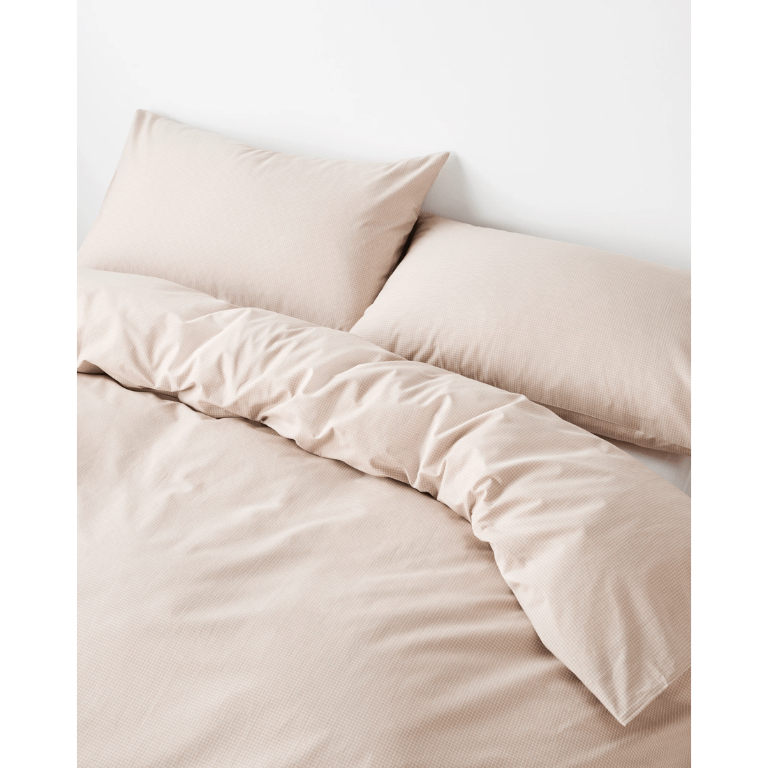 2 Target Harlow Mini Grid Cotton Quilt Cover Set
 - Single Bed
 - Natural, 2 of 3