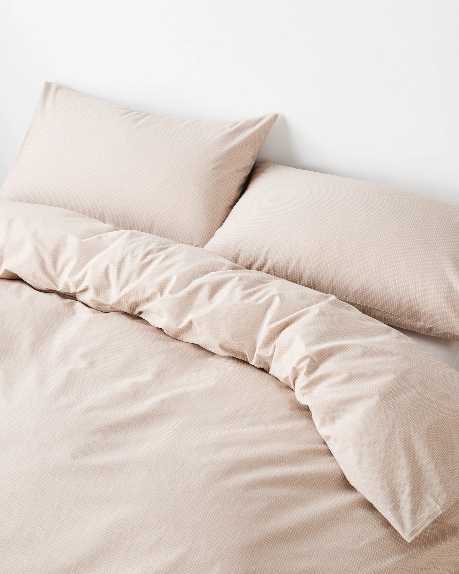 2 Target Harlow Mini Grid Cotton Quilt Cover Set - Double (180 X 210 Cm)
 - Double Bed
 - Natural, 2 of 3