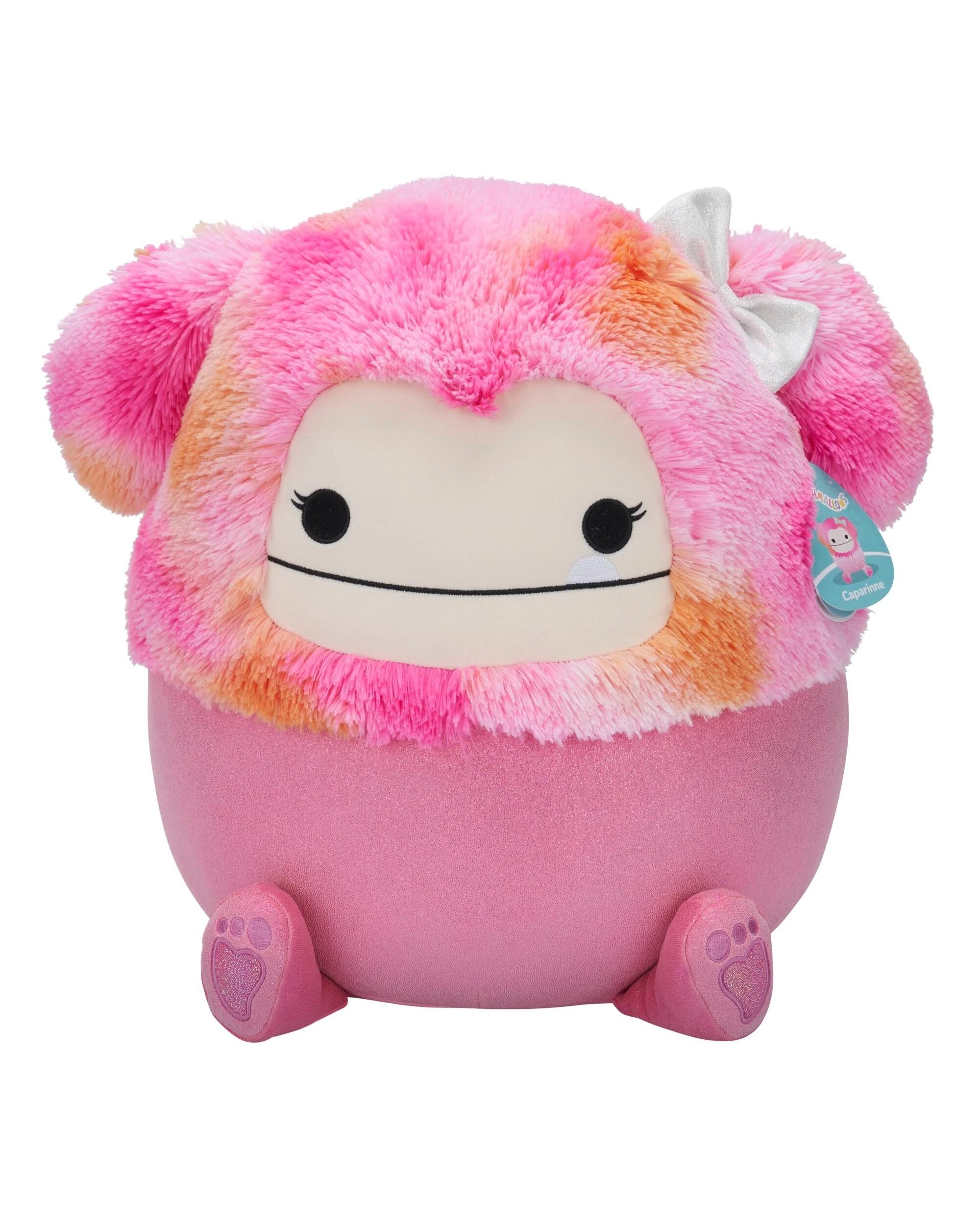 1 Squishmallows Caparinne the Hot Pink Bigfoot 16 inch Plush, 1 of 5