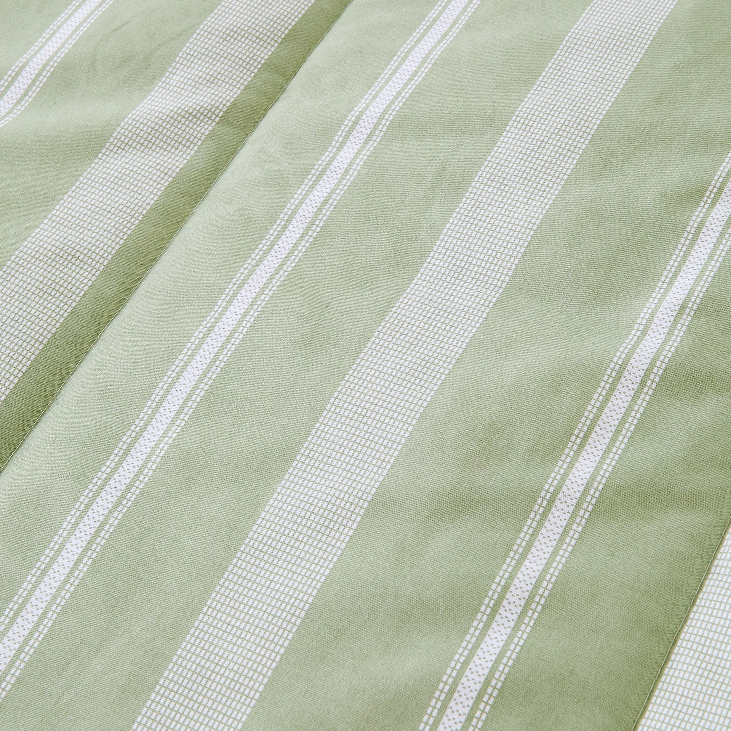 7 Rani Cotton Rich Reversible Comforter Set - Single/Double Bed, Green, 7 of 7