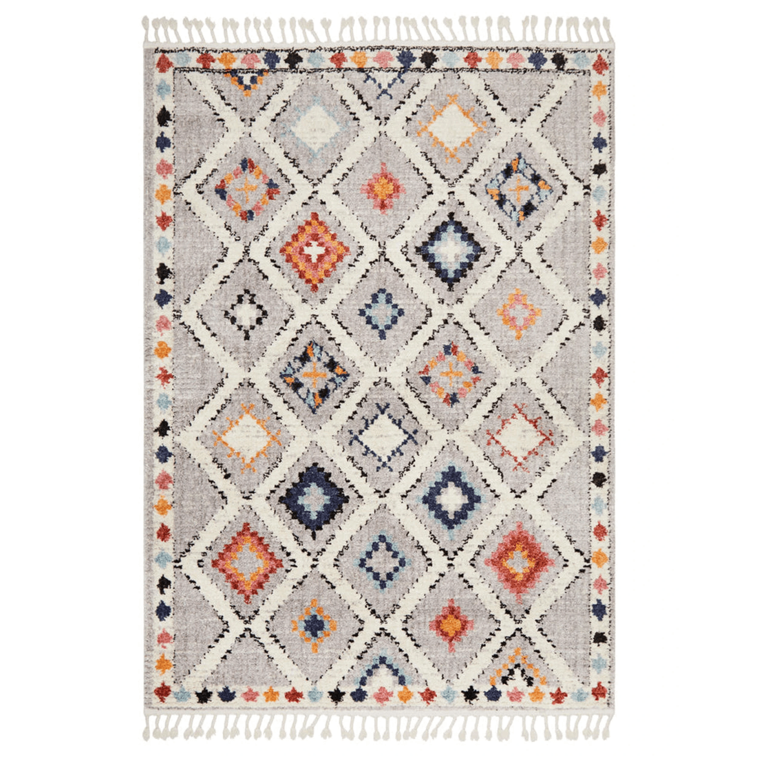 2 Rug Culture Marrakesh 555 Grey — 20 mm Polypropylene Power-loomed Rug (Made in Turkey) - Grey, 2 of 9