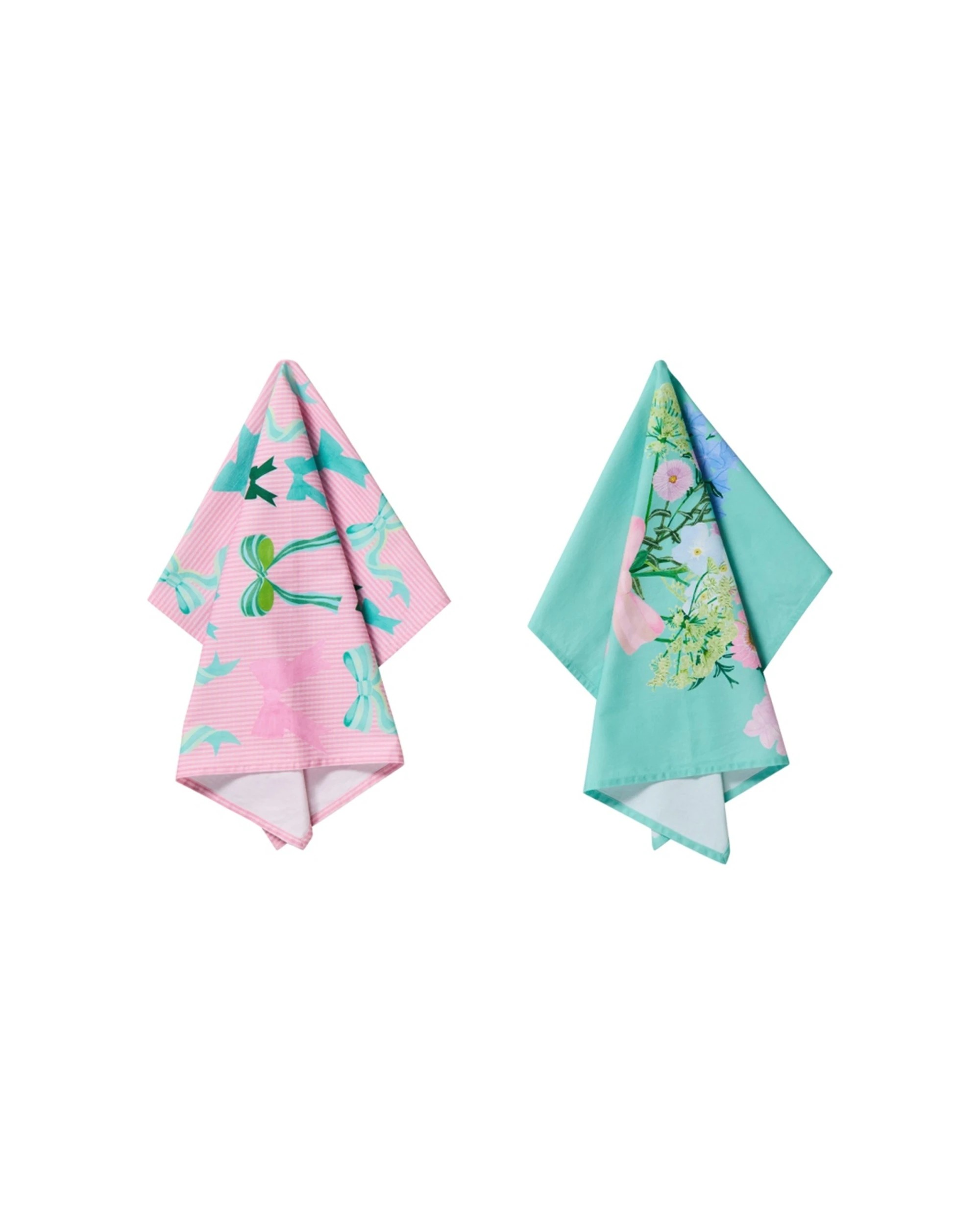 2 Maxwell & Williams 2pc Cherish Cotton Tea Towel Kitchenware Set 70x50cm - Multi, 2 of 5