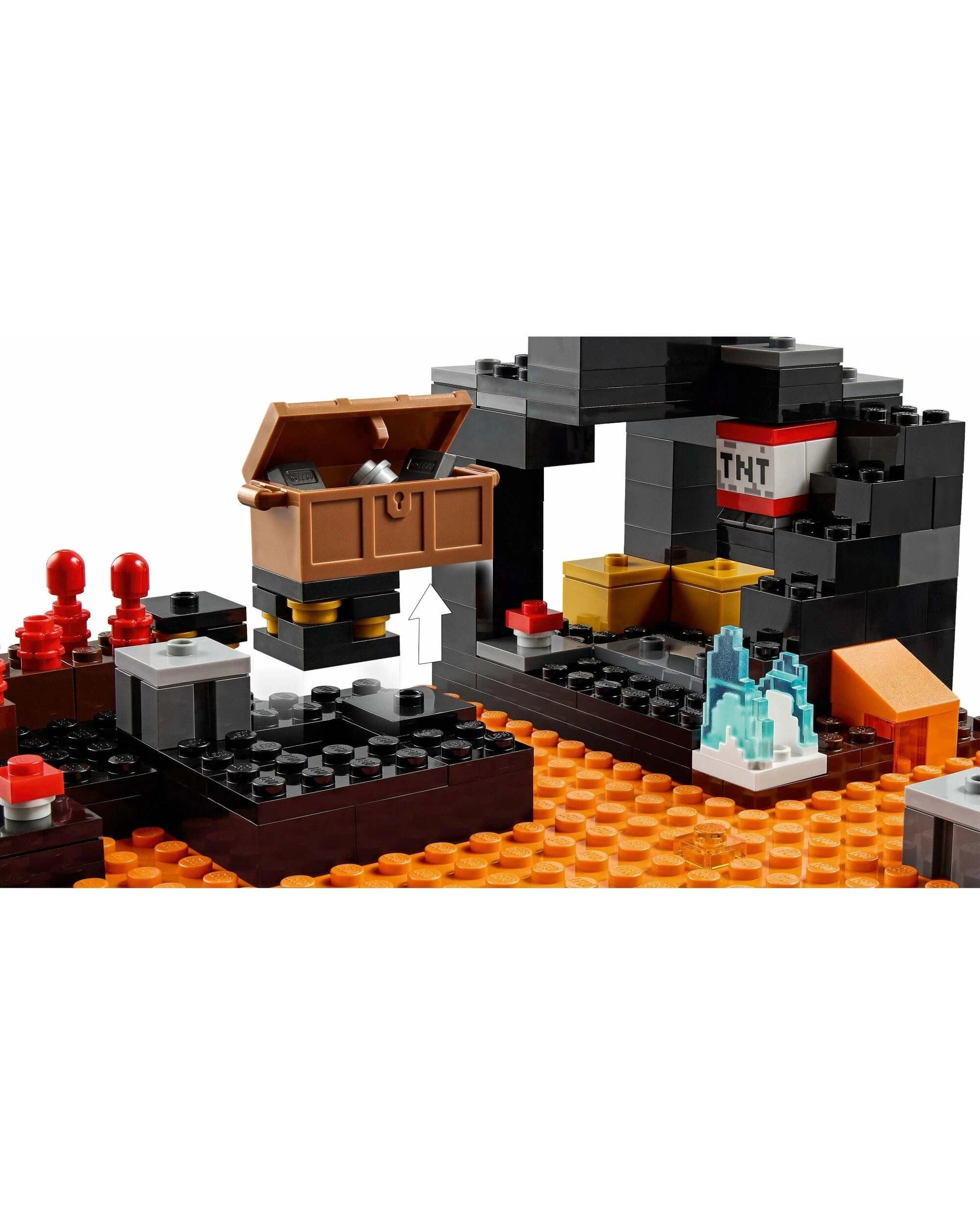 3 LEGO 21185 Nether Bastion - Minecraft Action Figure Playset, 3 of 5