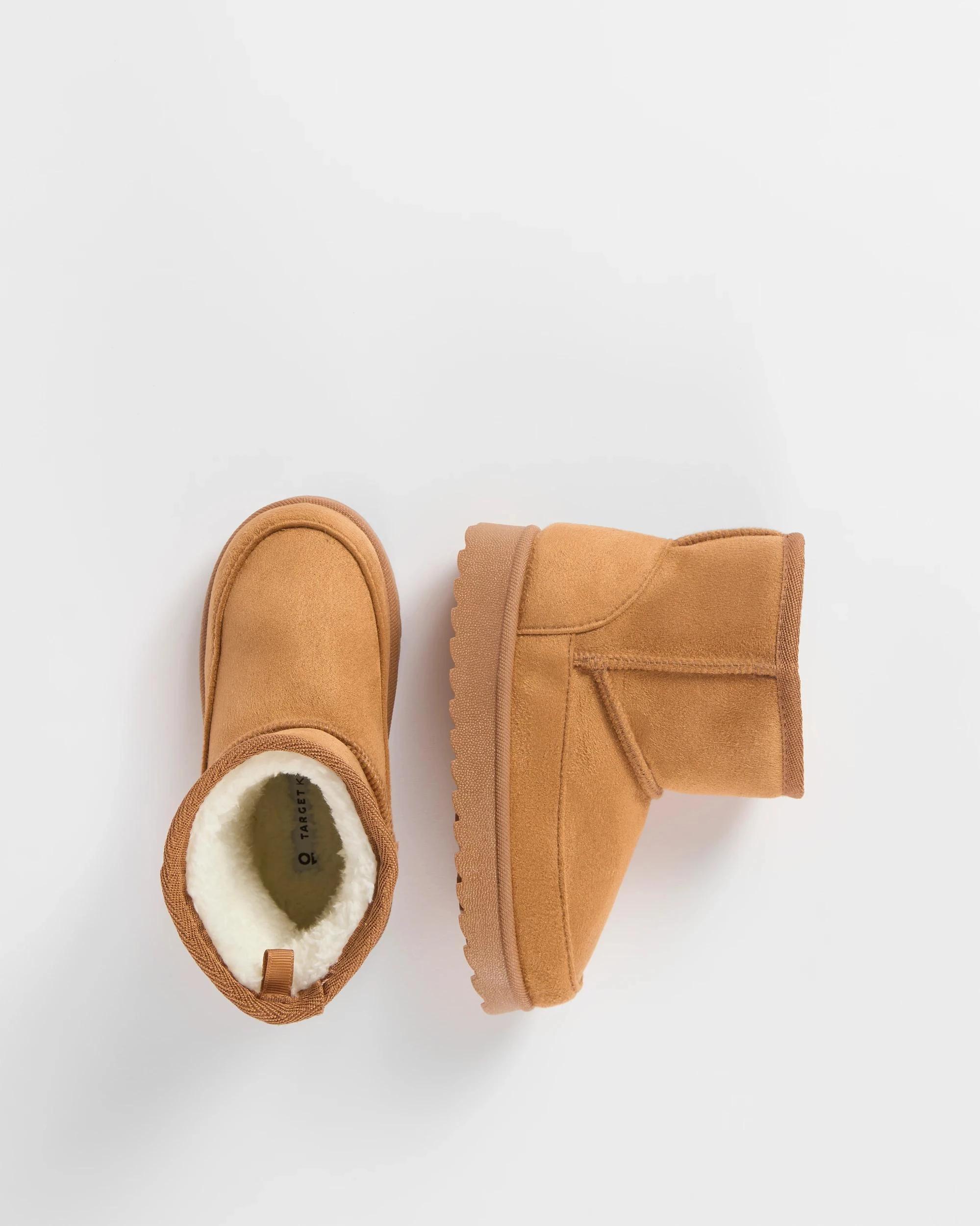 3 Target Kids Slipper Boots CHESTNUT, 3 of 3