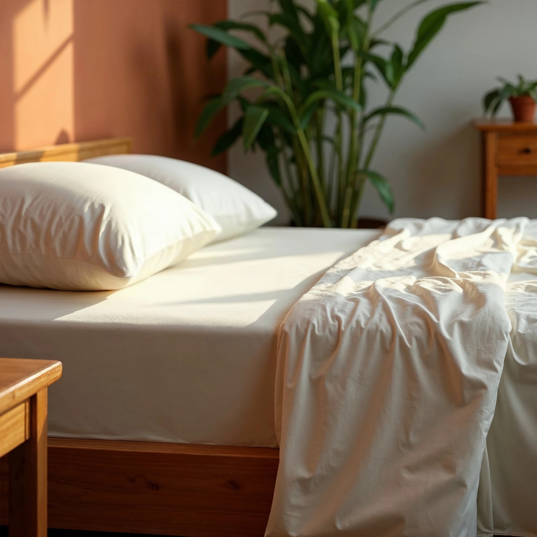 3 Royal Comfort Bamboo Blended Sheet & Pillowcases Set 1000TC Ultra Soft Bedding - King Bed - White, 3 of 4