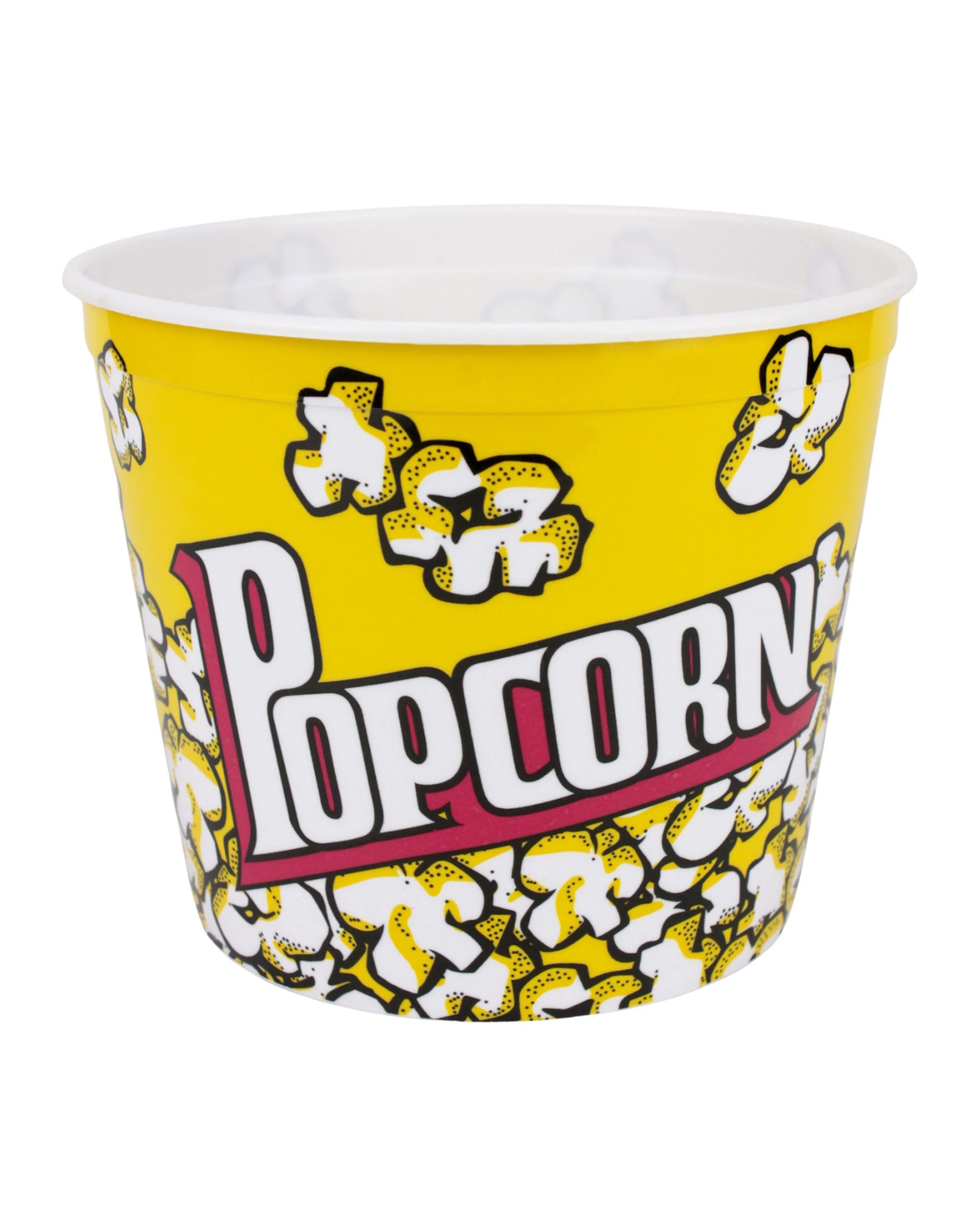 1 Durmaz Yellow Reusable Popcorn Bucket - Yellow, 1 of 3