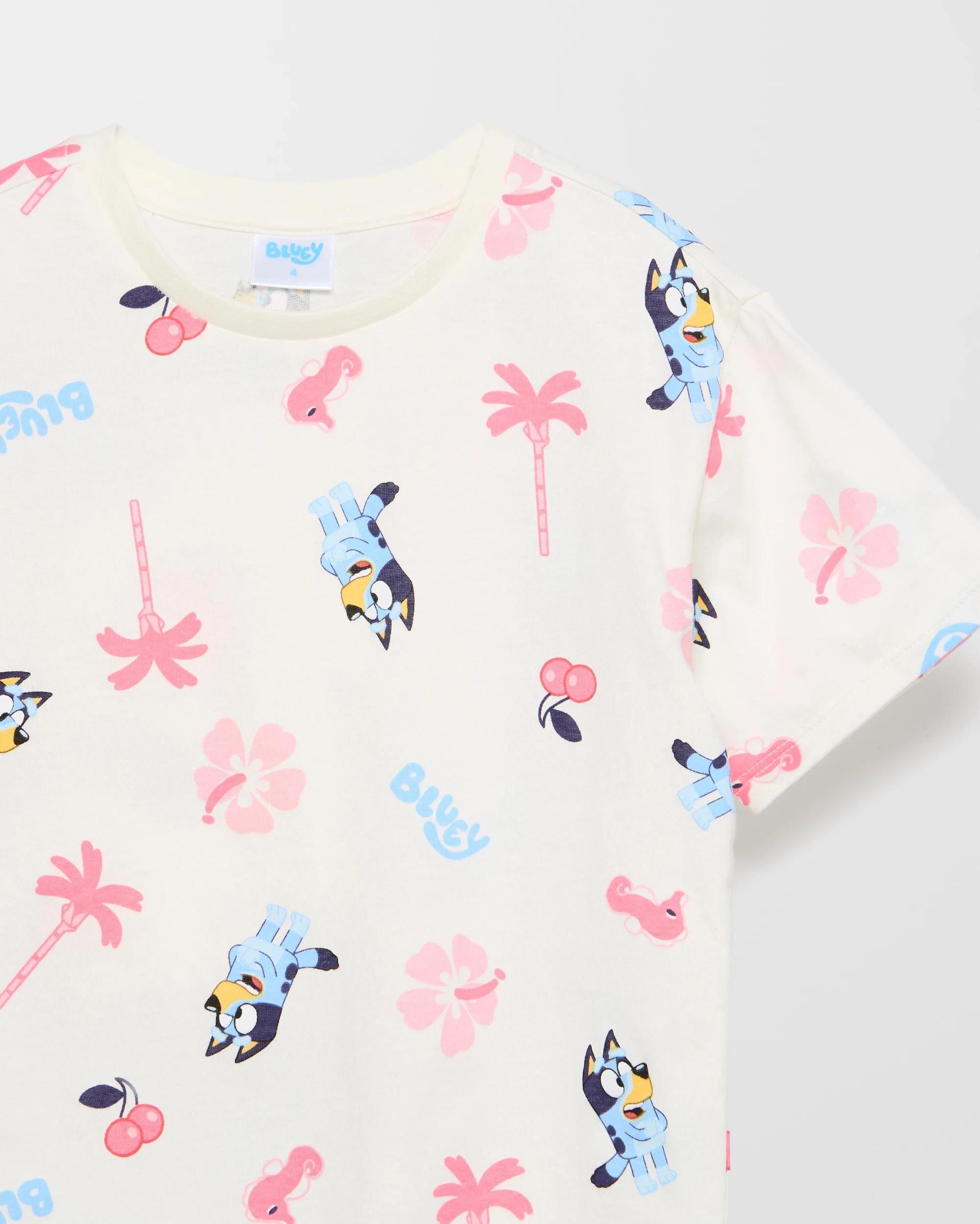 4 Australian Cotton Bluey T-shirt 2 Pack YELLOW, 4 of 4