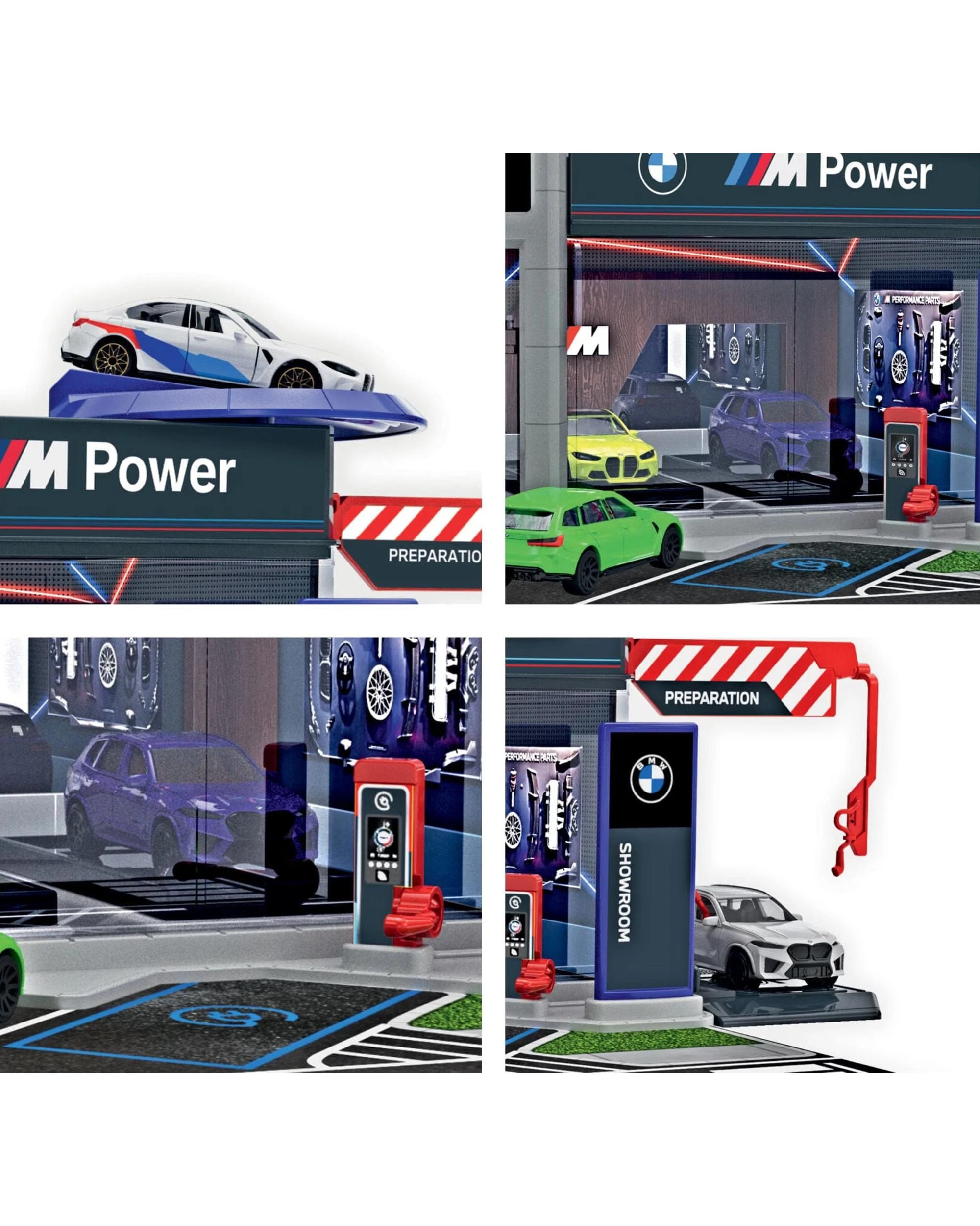 3 Majorette BMW Showroom Set + 1 Vehicle, 3 of 4