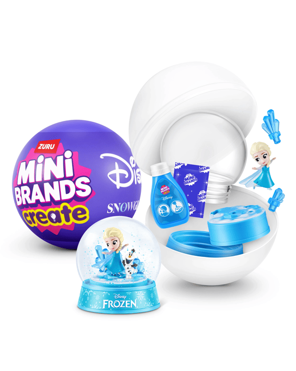 ZURU Mini Brands Create Disney Snow Globe Series 1 Capsule - Assorted