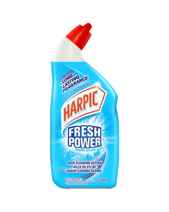 Harpic 700mL Fresh Power Toilet Cleaner Marine Splash