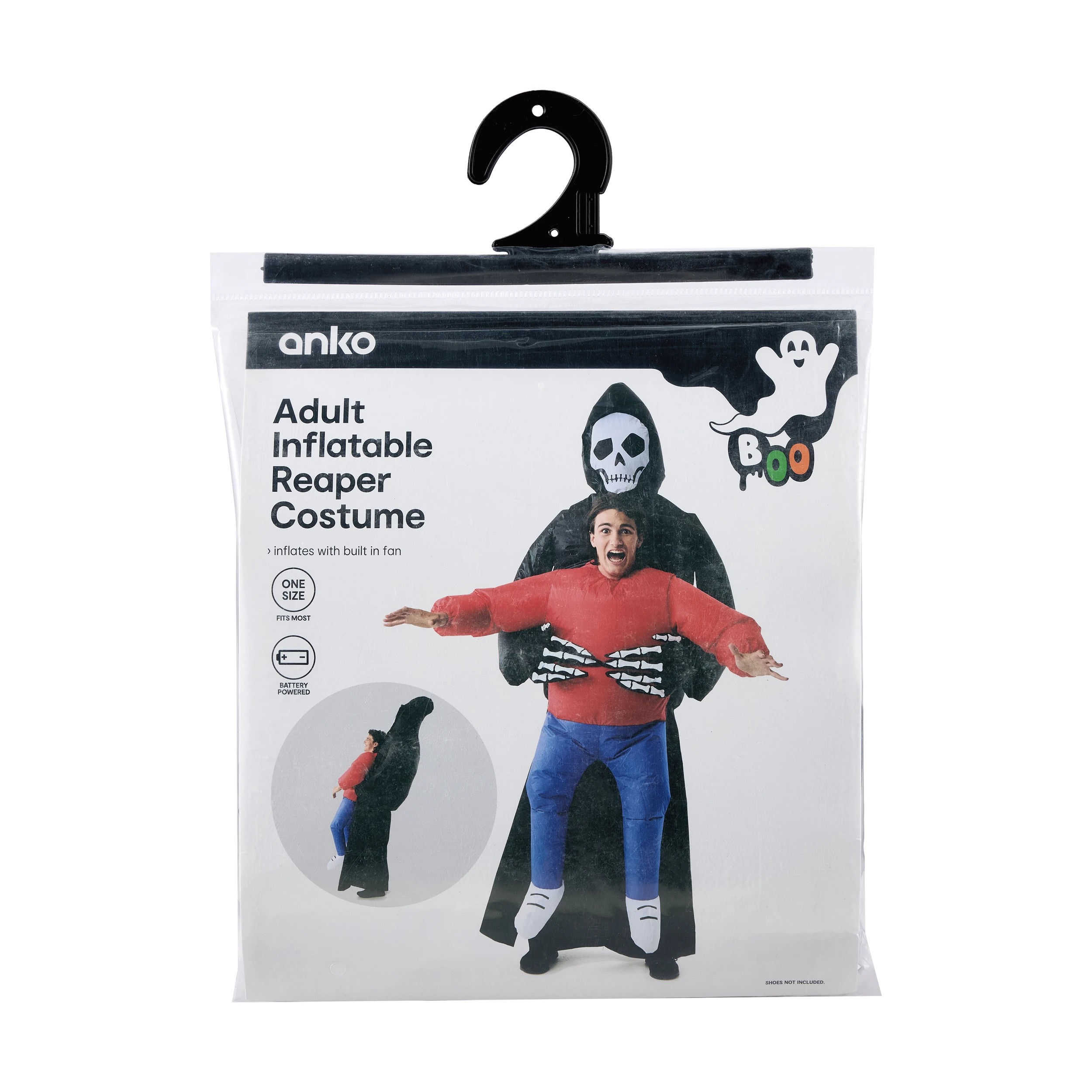 9 Inflatable Reaper Costume - Adult, 9 of 10