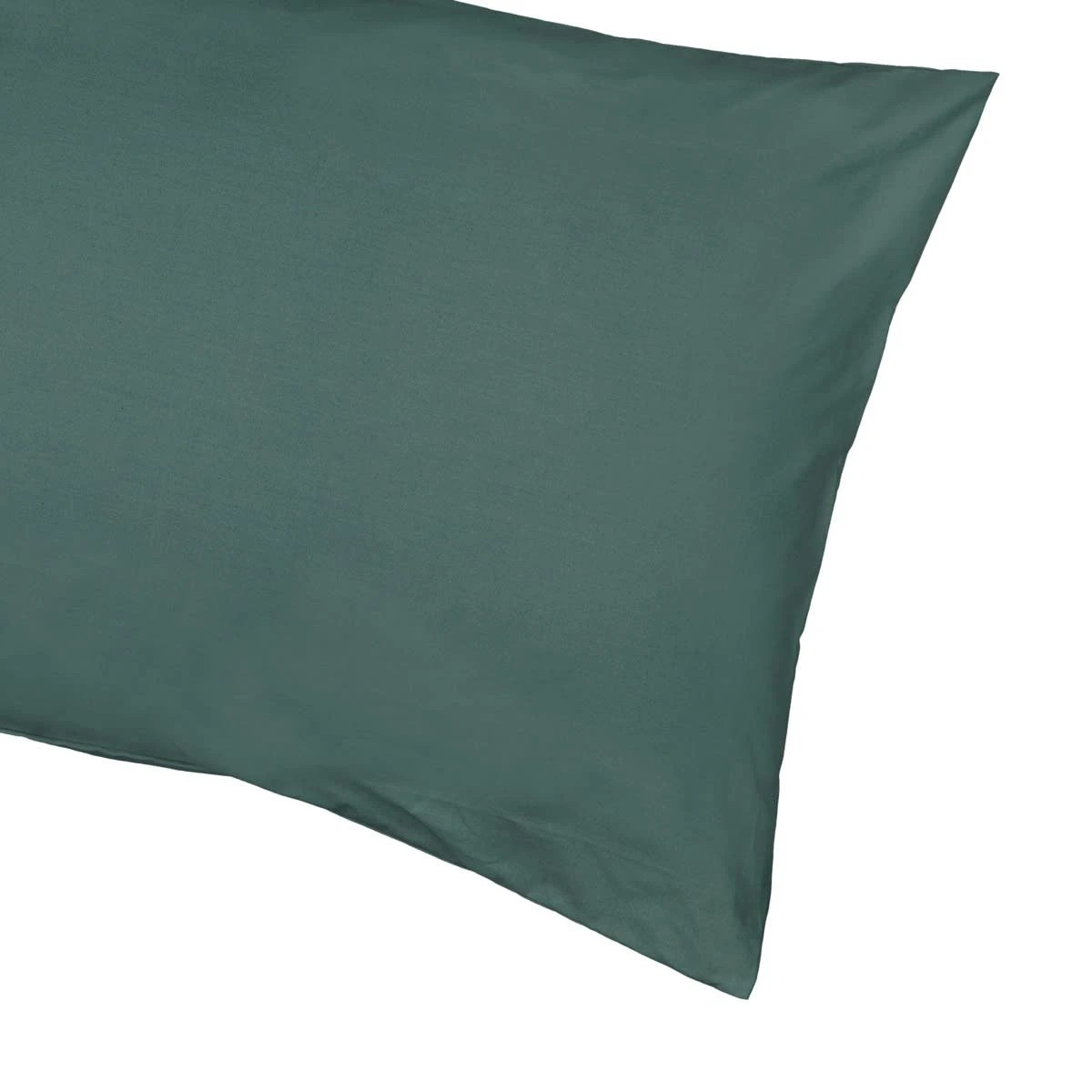 3 225 Thread Count Cotton Rich Standard Pillowcase - Teal, 3 of 4