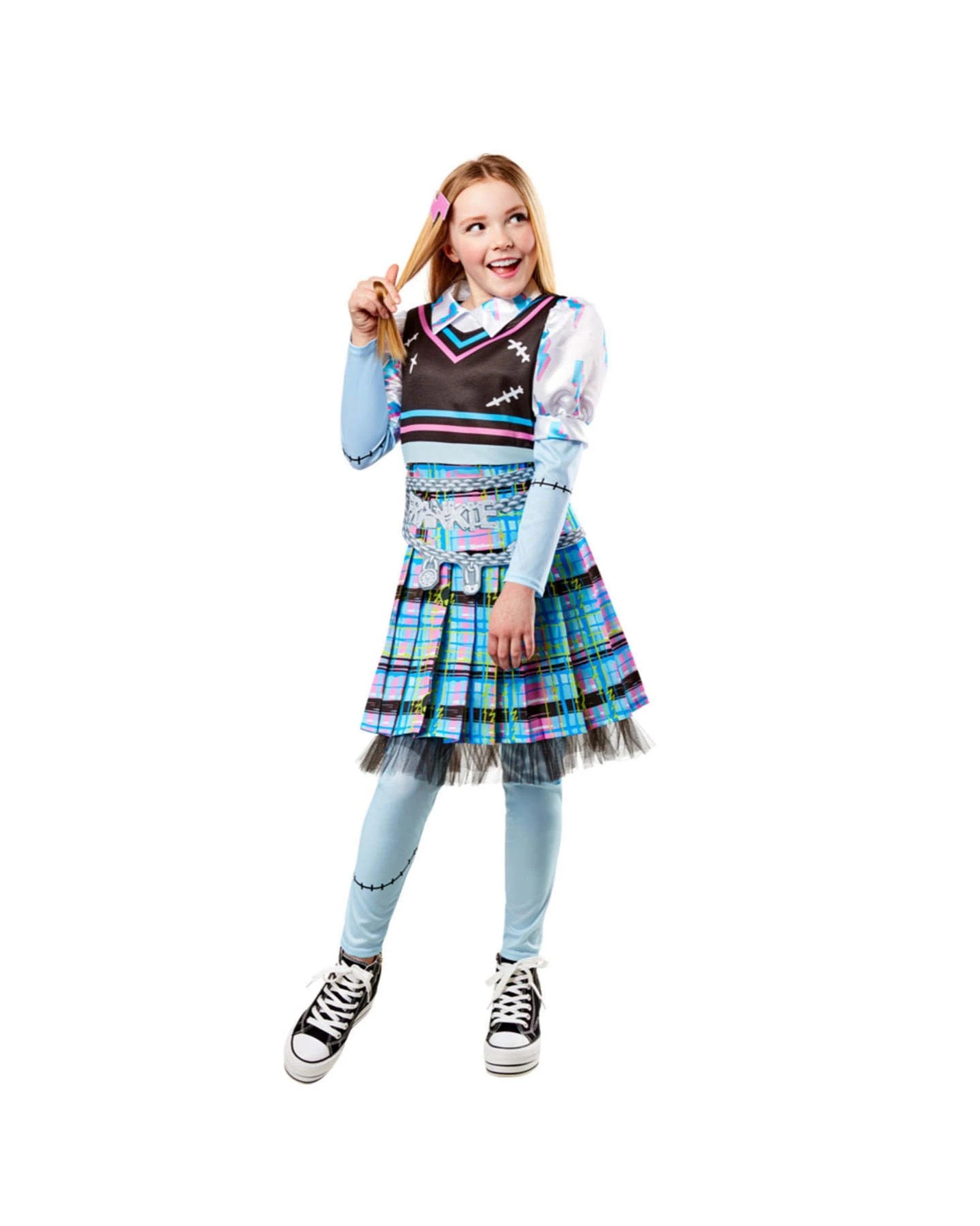 1 Monster High Frankie Stein Deluxe Child Costume Size S 6-8 Years, 1 of 4