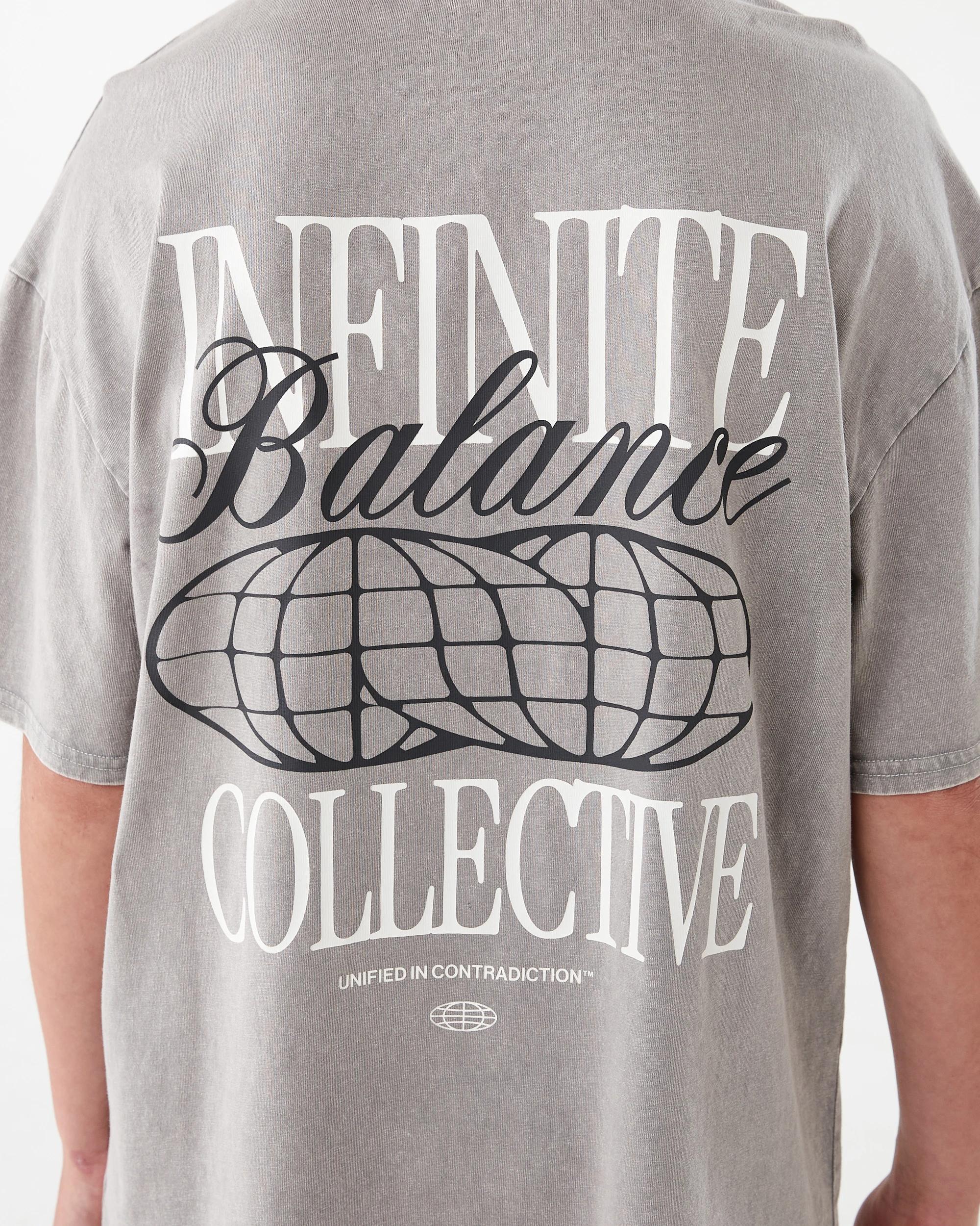 6 Short Sleeve Oversized Graphic T-shirt Gry Slogan, 6 of 8