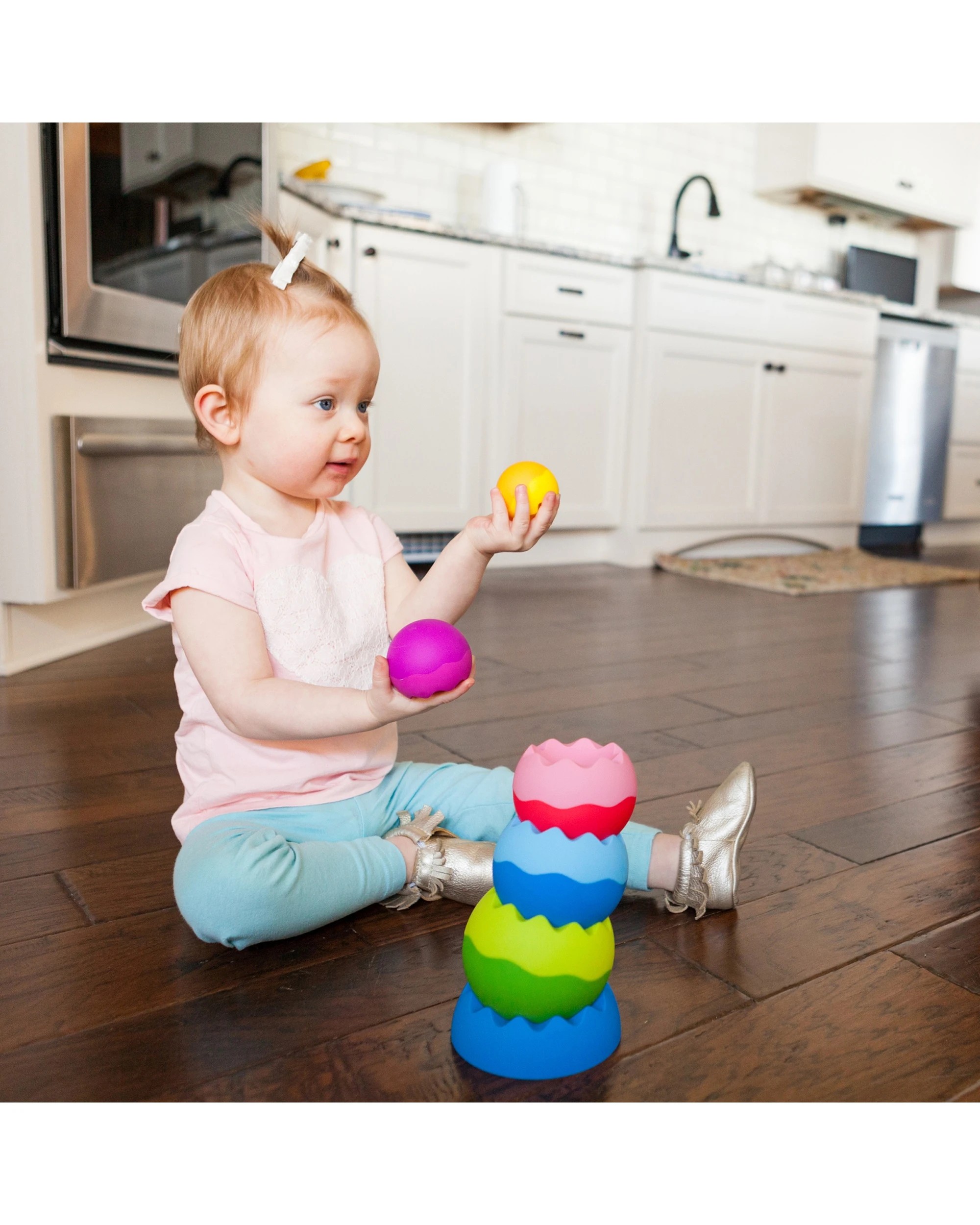 7 Fat Brain Toy Co Tobbles Neo Stacking Toy Weighted Sensory Play - Multi, 7 of 8