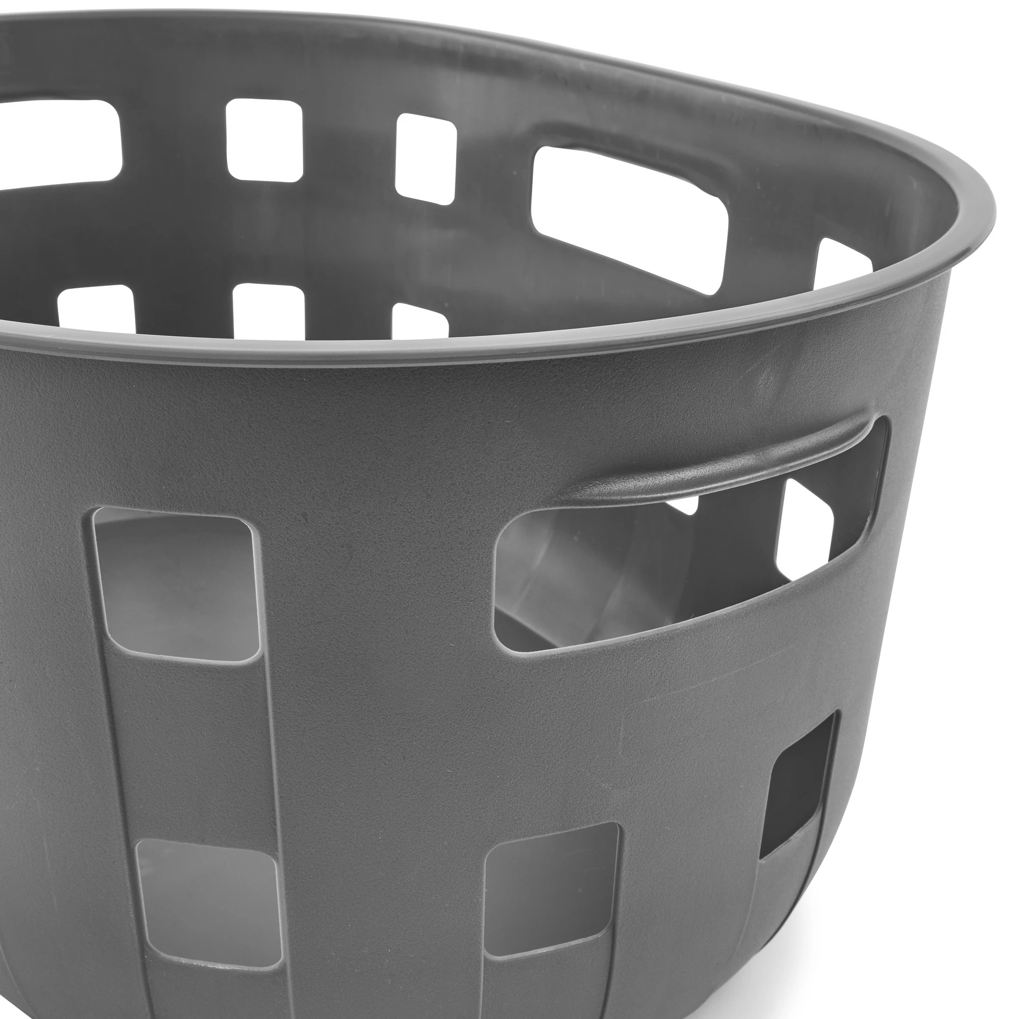 5 50L Trellis Laundry Basket - Charcoal, 5 of 6