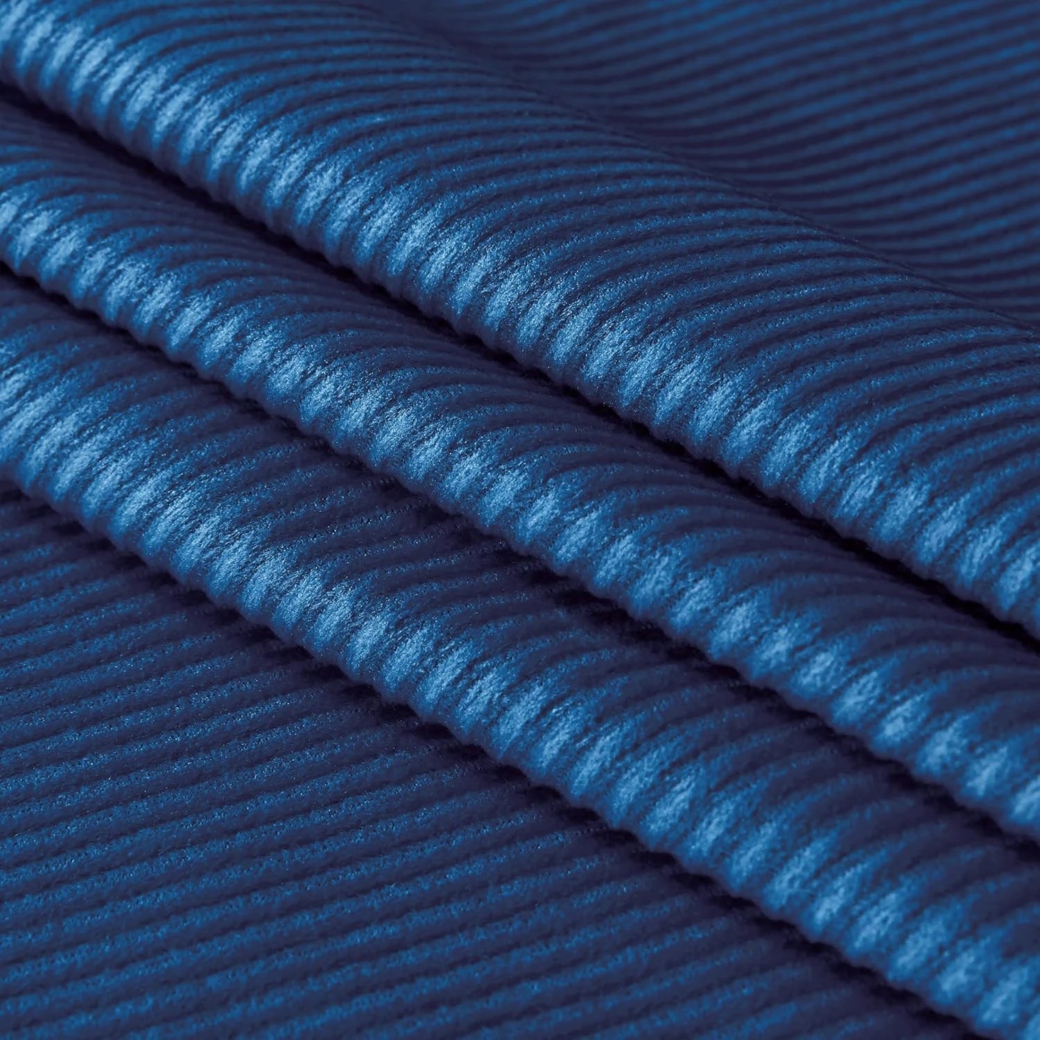 3 CleverPolly Corduroy European Pillowcase Navy - Blue, 3 of 3