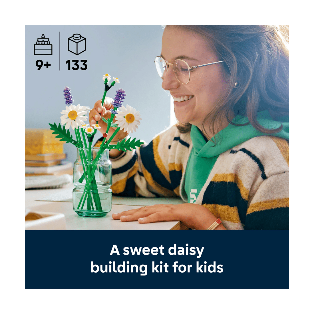 3 LEGO Botanicals Daisies 11508, 3 of 10