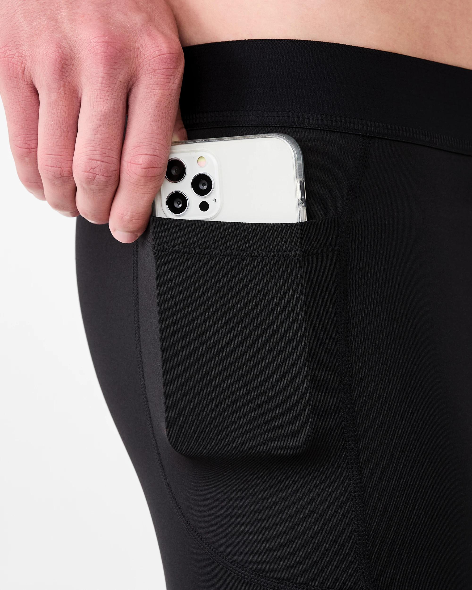 5 Active Mens Training Shorts BLACK, 5 of 5