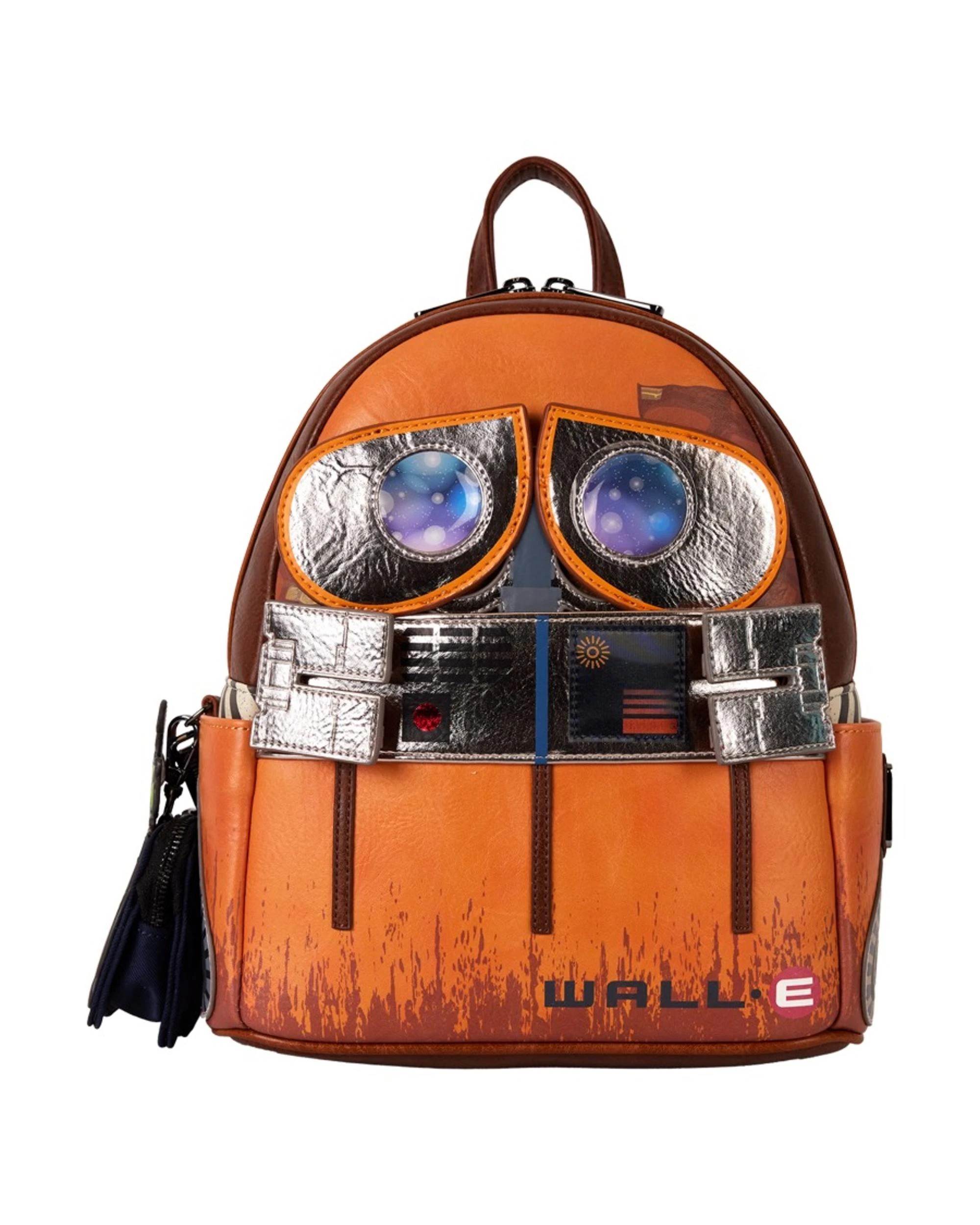1 Loungefly Disney Wall-E 10 inch Faux Leather Mini Backpack, 1 of 9