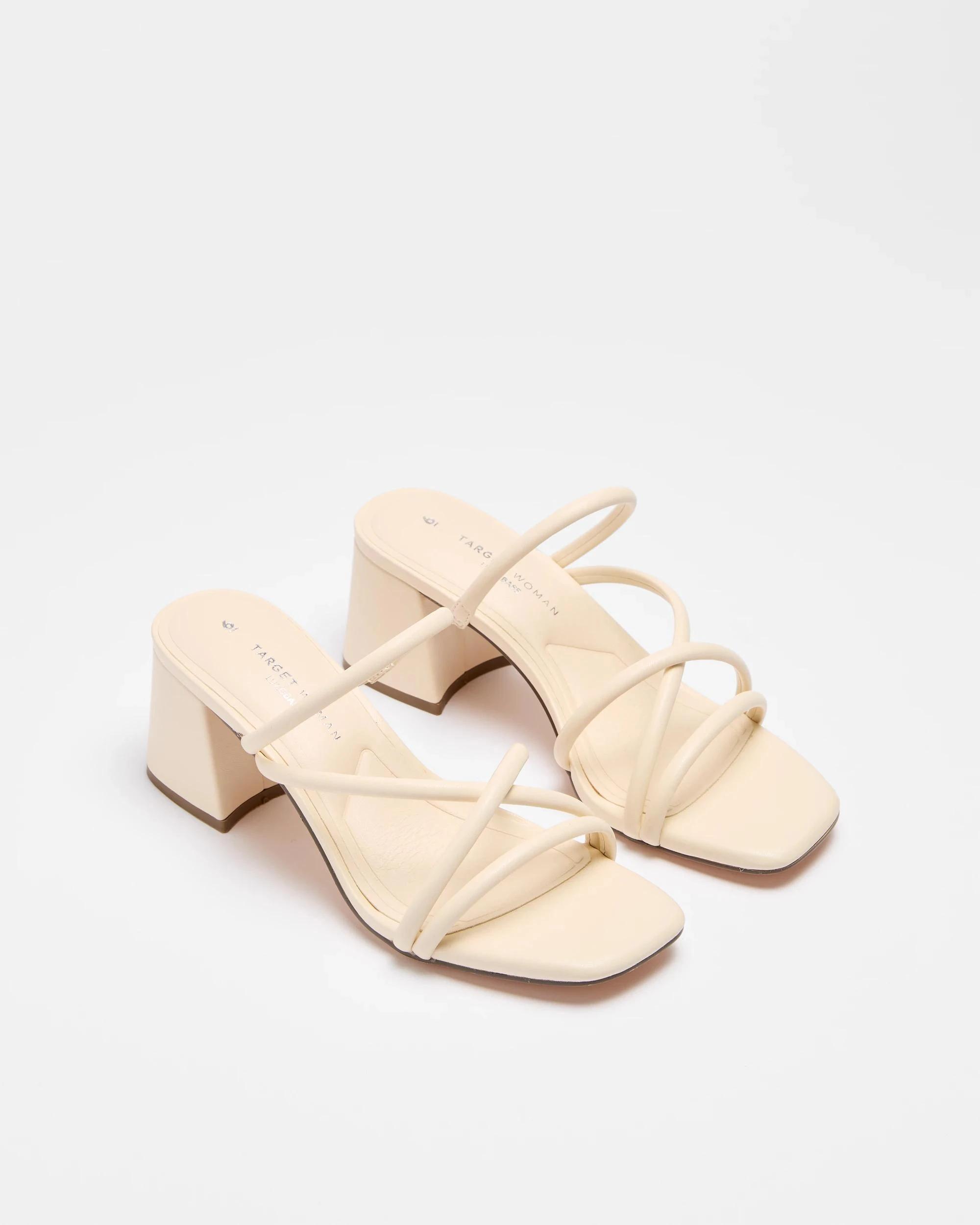 3 Target Woman Womens Strappy Mid Block Heel - Manny IVORY, 3 of 3