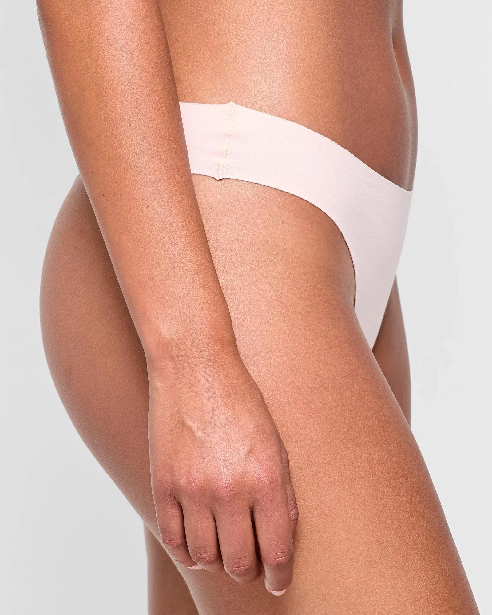 3 Target Woman 2 Pack No Show G-String Briefs BLUSH  WHITE, 3 of 3