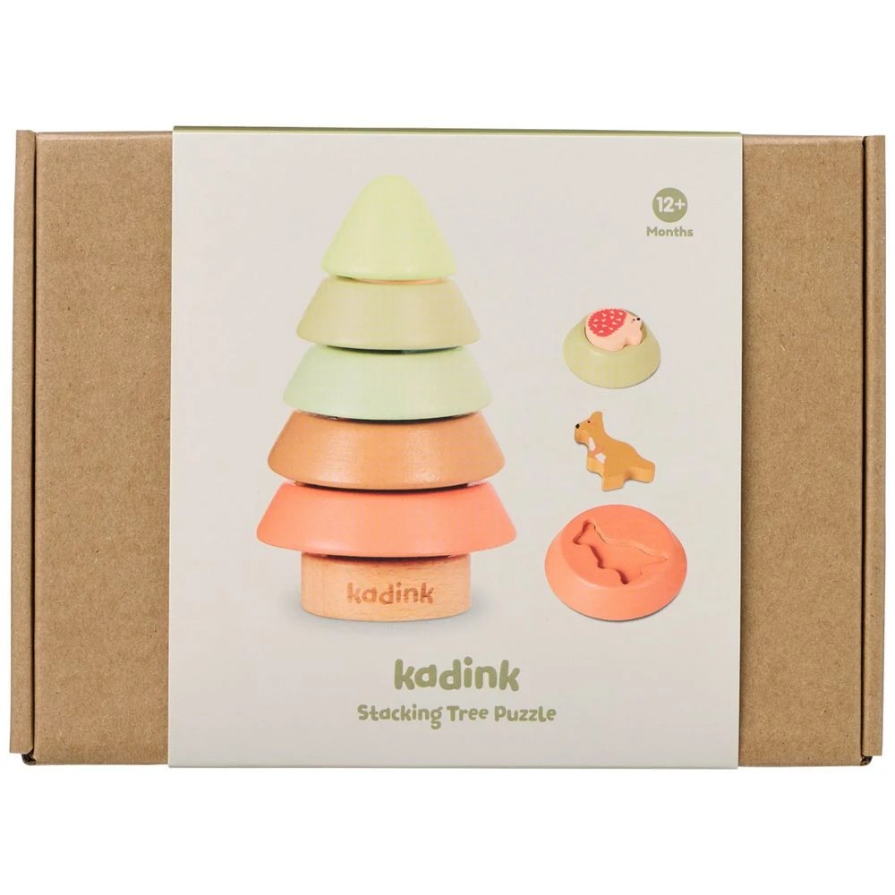 3 Kadink Wooden Stacking Tree Puzzle, 3 of 3