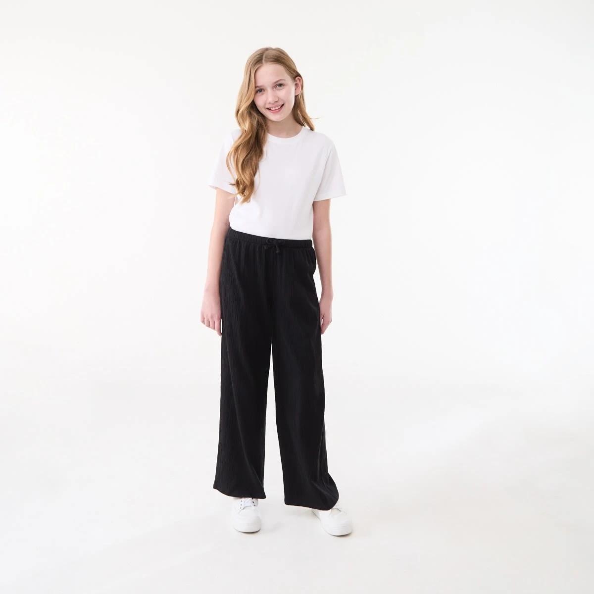 5 Crinkle Pants BLACK, 5 of 6