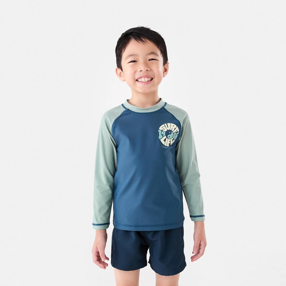 1 Long Sleeve Rash Vest Nvy Surf, 1 of 6