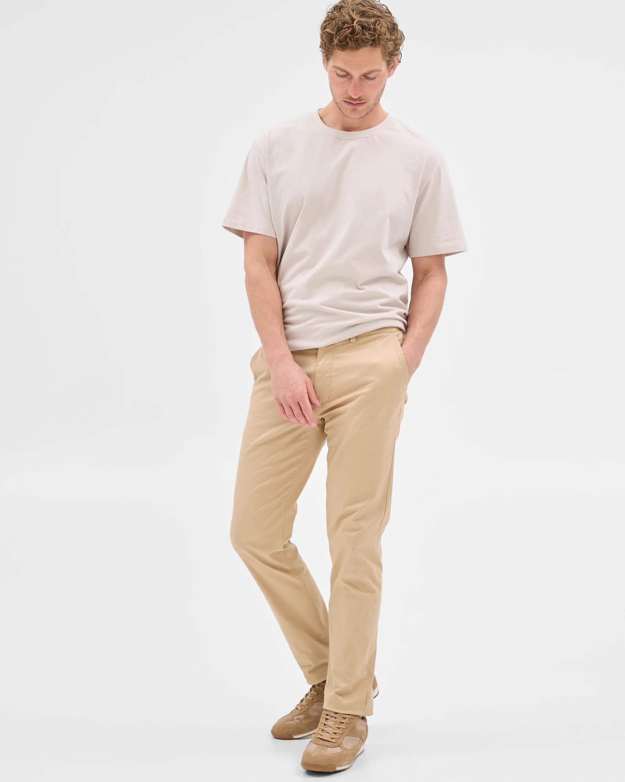 2 Target Australian Cotton Slim Chino Pants TAN, 2 of 7