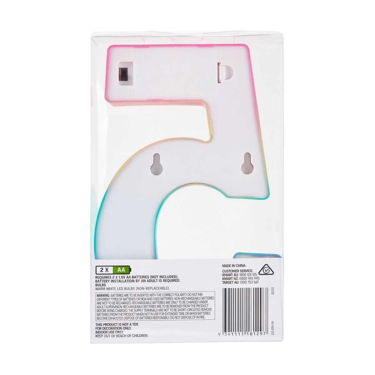 5 Ombre Light Up Number - 5, 5 of 5