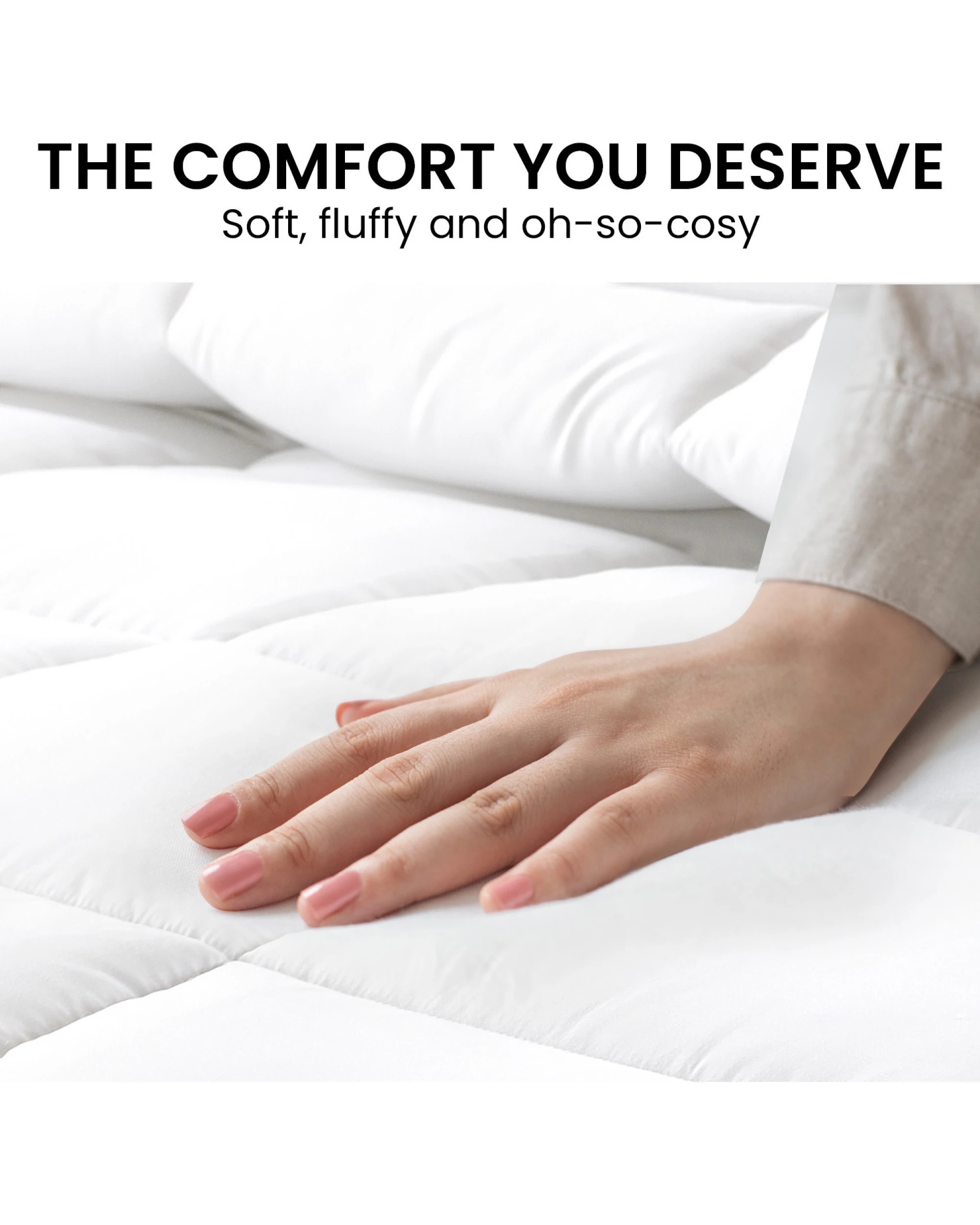 9 Laura Hill 700gsm Goose Down Feather Comforter Doona
 - Super King Bed, 9 of 10