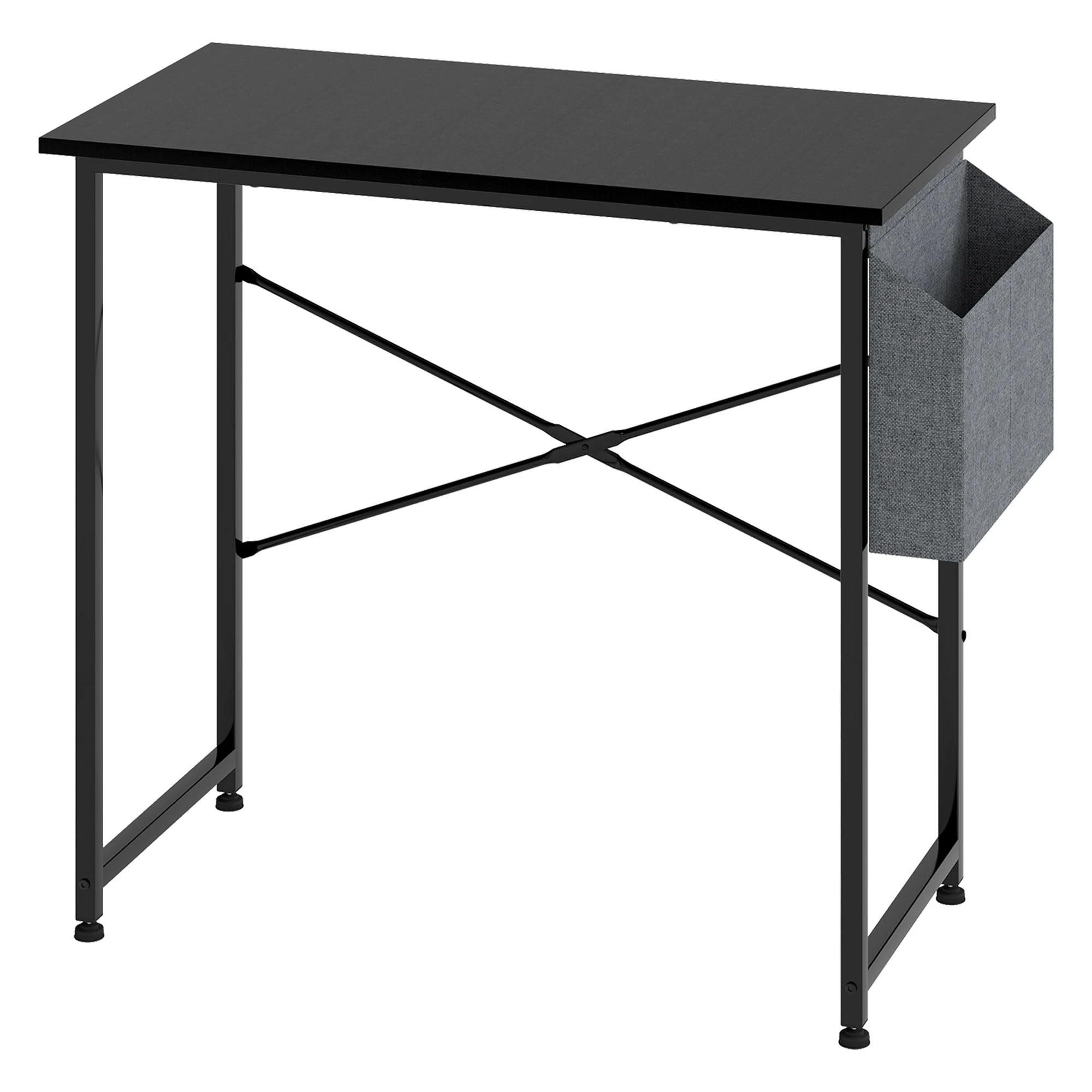 1 Levede Computer Desk with Storage Bag - Black, 1 of 9