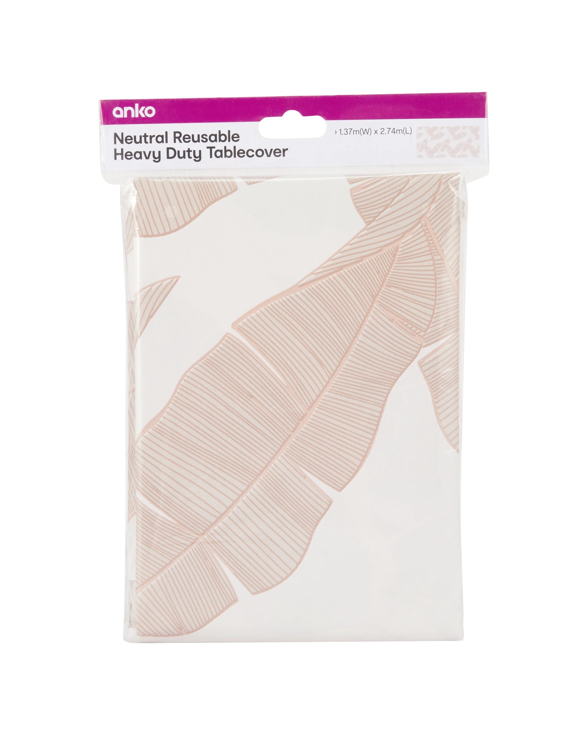 3 Natural Reusable Heavy Duty Tablecover, 3 of 3