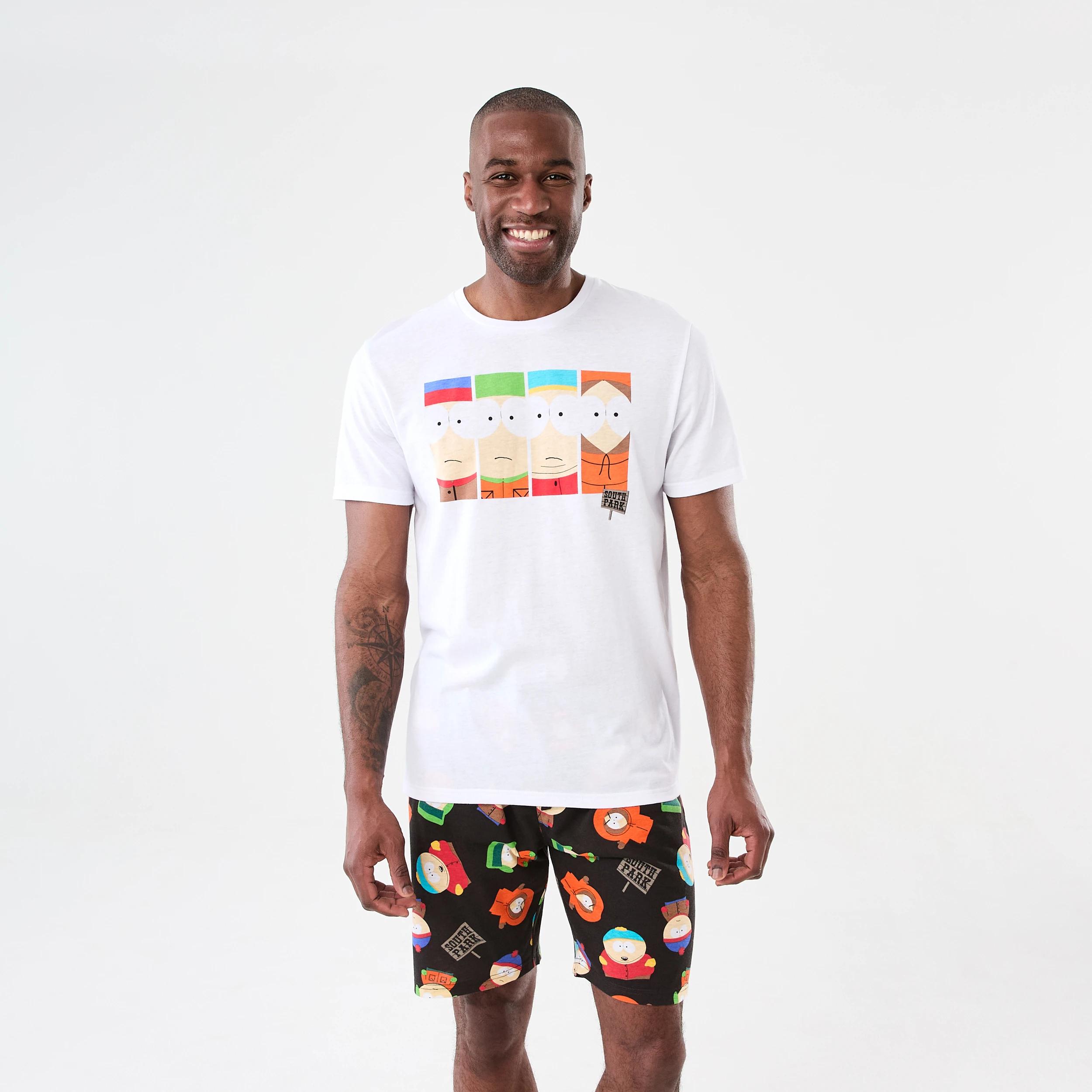 1 South Park License Short Sleeves Top and Shorts Pyjama Set SOUTH PARK CHARACTERS, 1 of 10