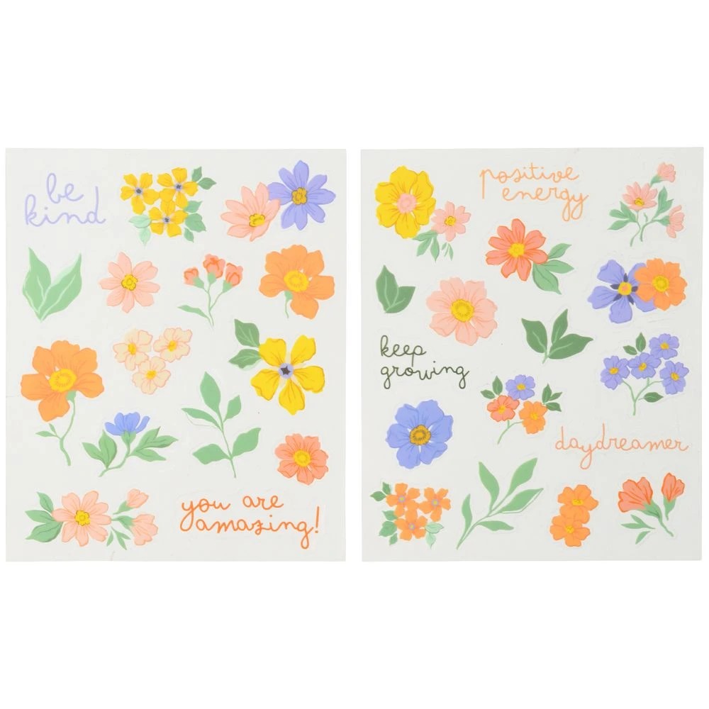 2 Born Stickers Floral Sheets 2 Pack, 2 of 2