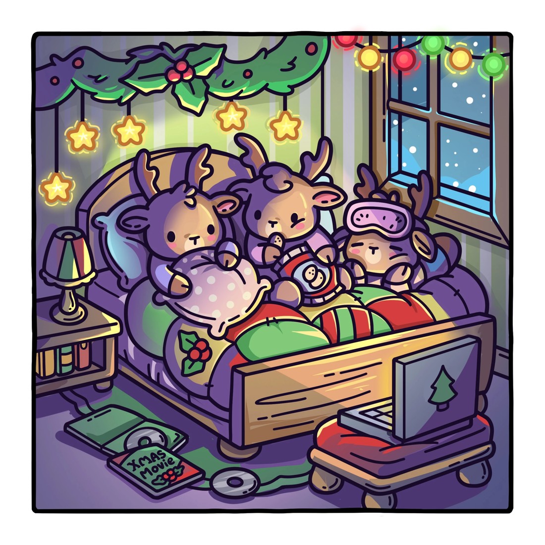 4 Merry Christmas Cozy Colouring Book by Jade Summer - Book, 4 of 4