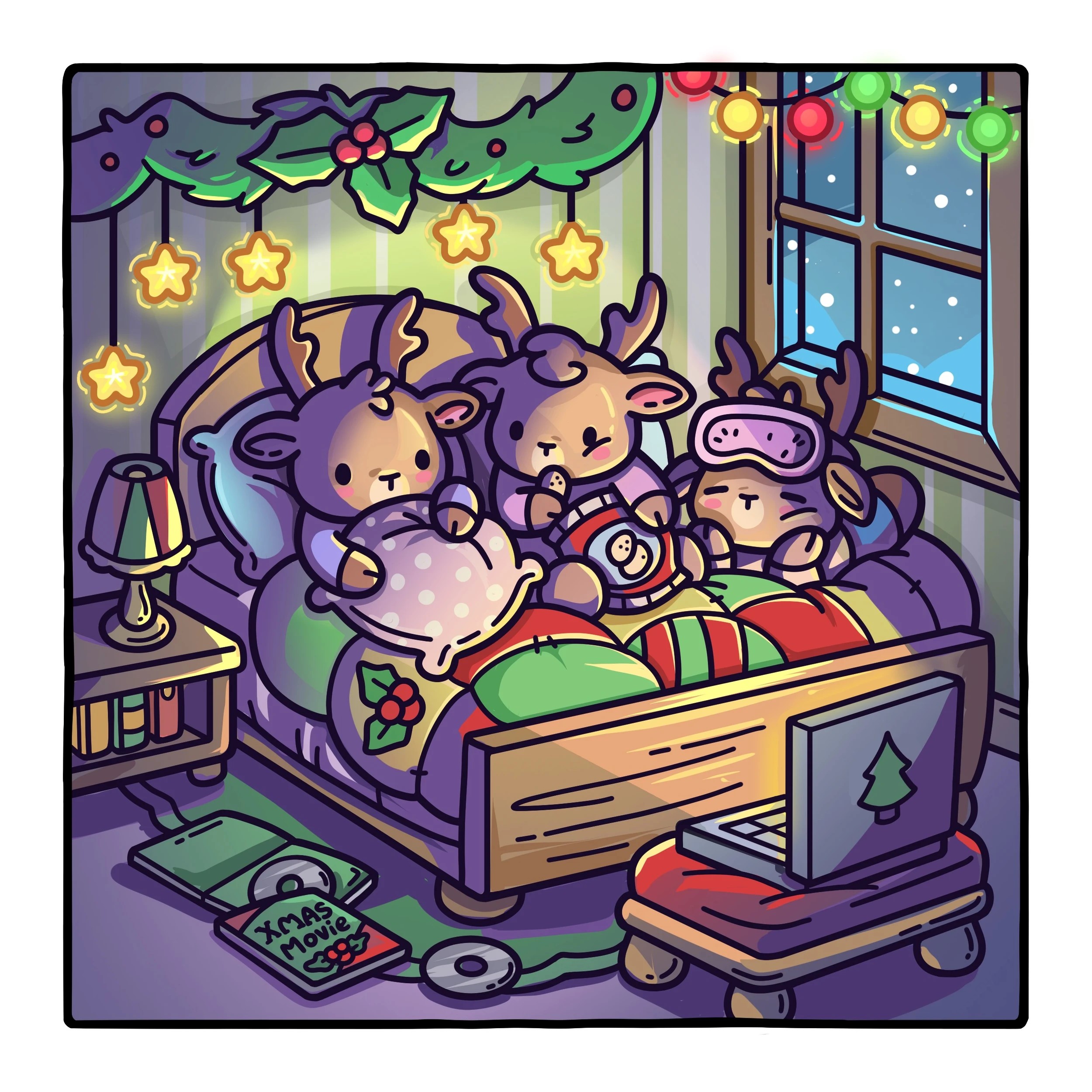 4 Merry Christmas Cozy Colouring Book by Jade Summer - Book, 4 of 4