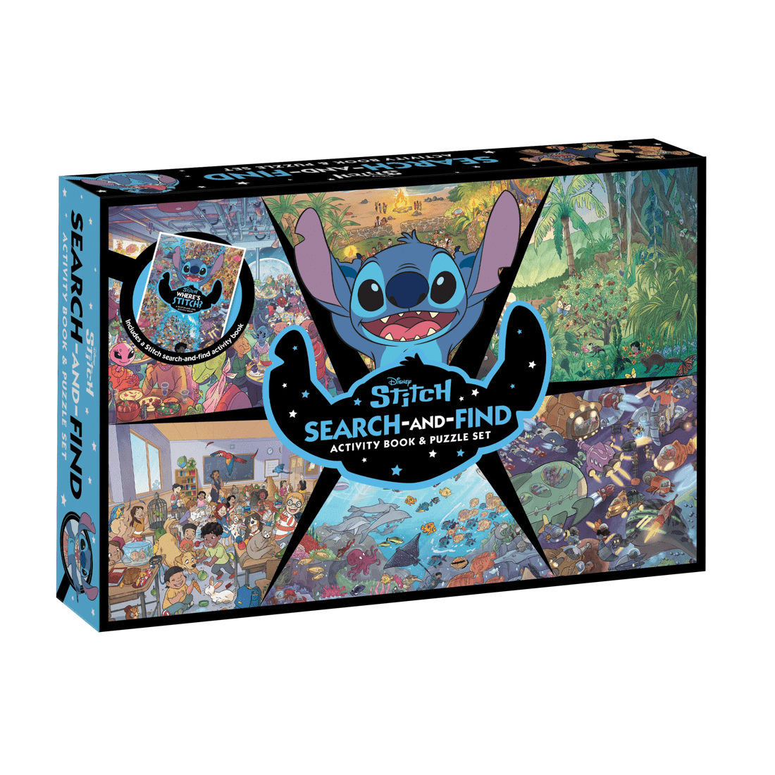 1 Disney Lilo & Stitch: Search-and-Find Activity Book & Puzzle Set - Book, 1 of 3