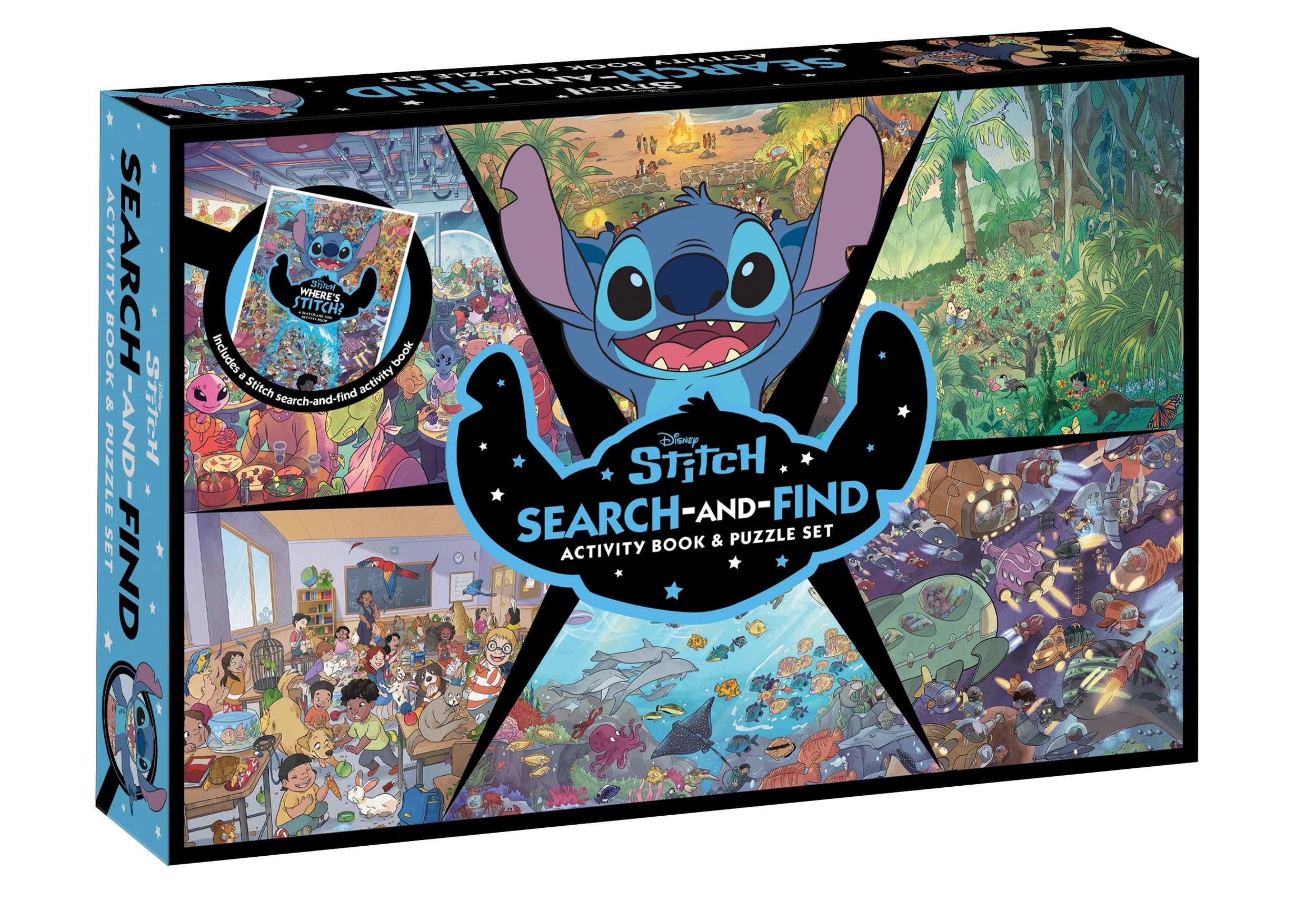 1 Disney Lilo & Stitch: Search-and-Find Activity Book & Puzzle Set - Book, 1 of 3