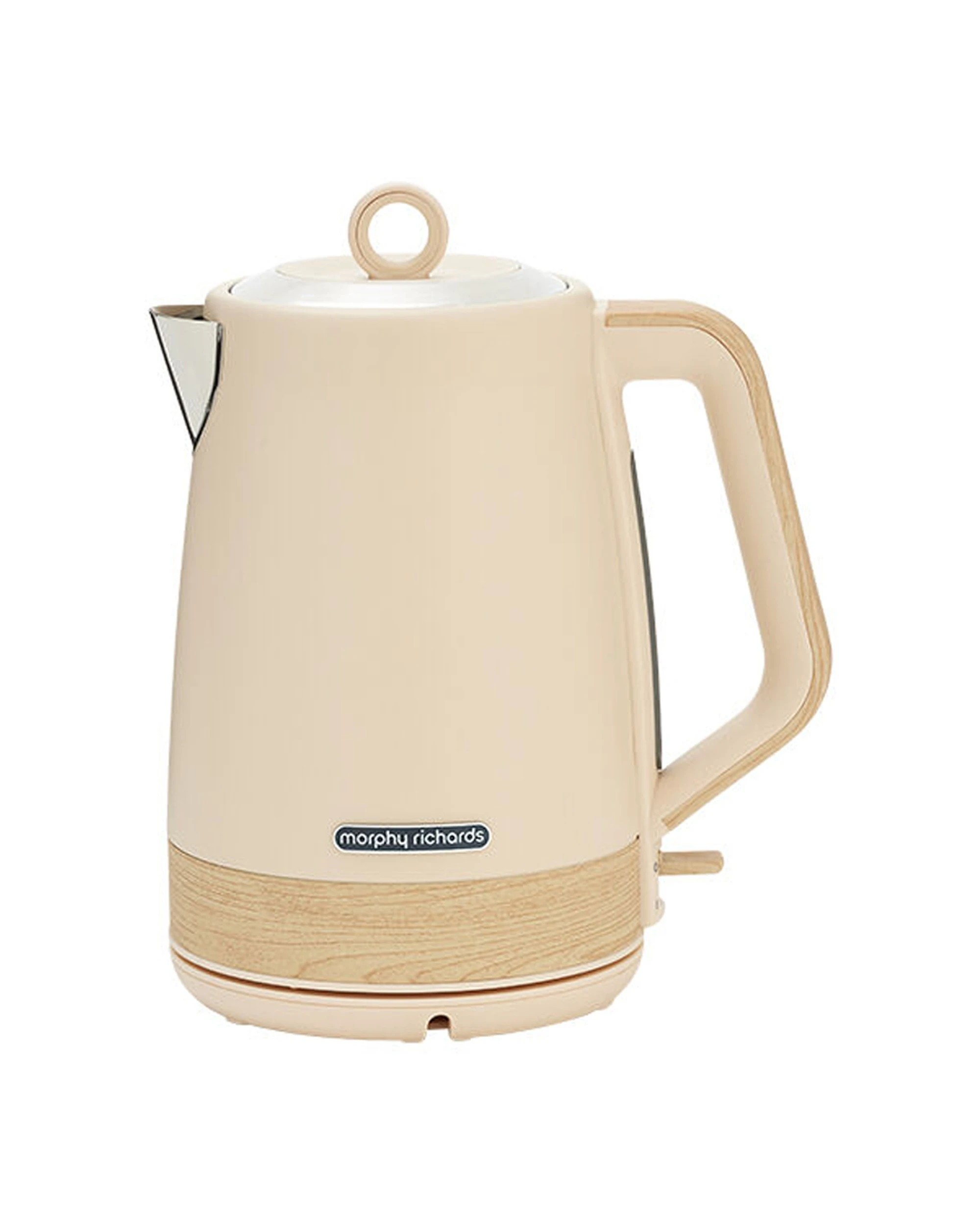 1 Morphy Richards Essence Scandi Jug Kettle 1.7L Boil Dry Protection 360 Base - Beige, 1 of 5