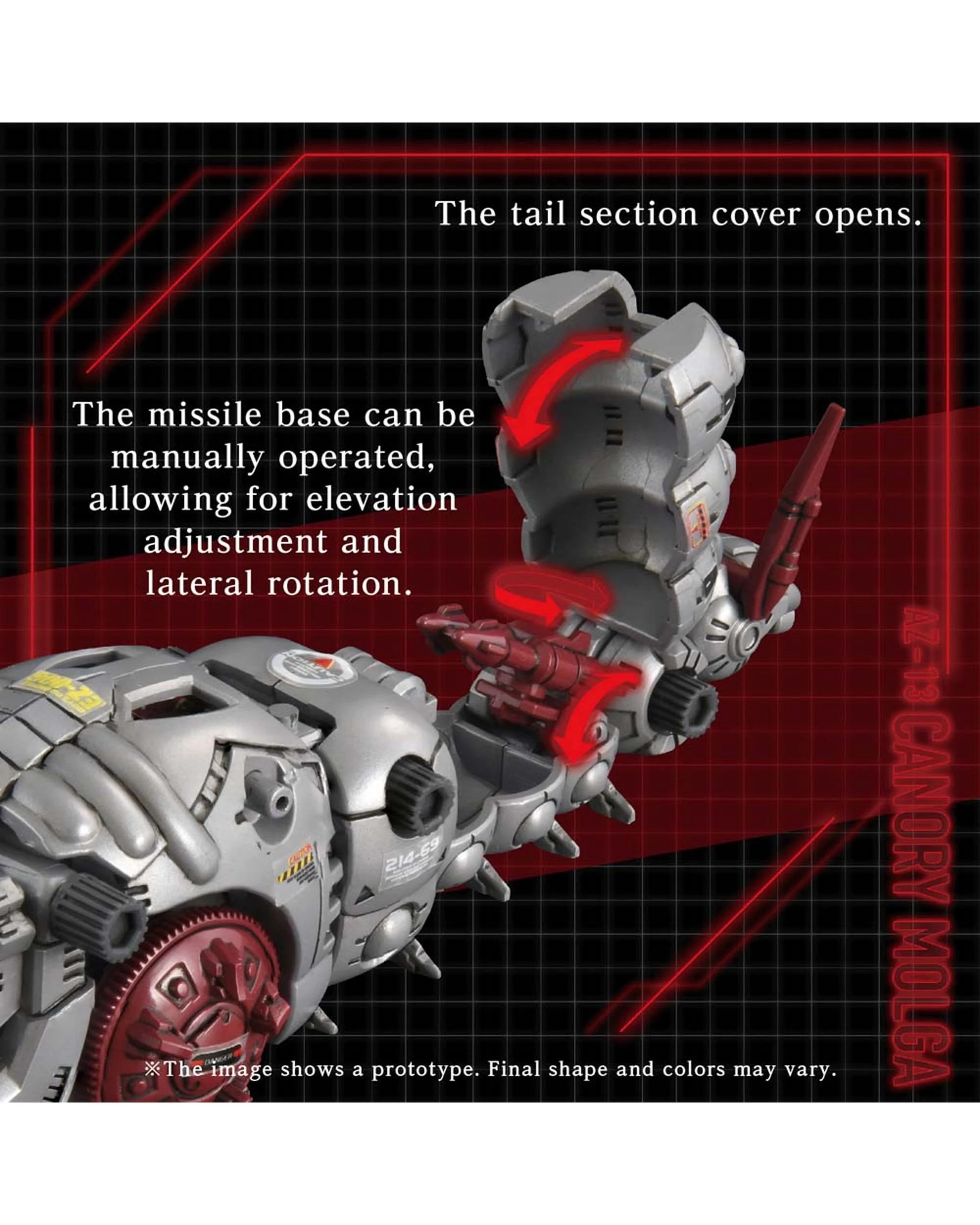 8 Takara Tomy Zoids Advanced Zi Series AZ-13 Canory Molga Insect Type 1/72 Scale Model Kit, 8 of 10