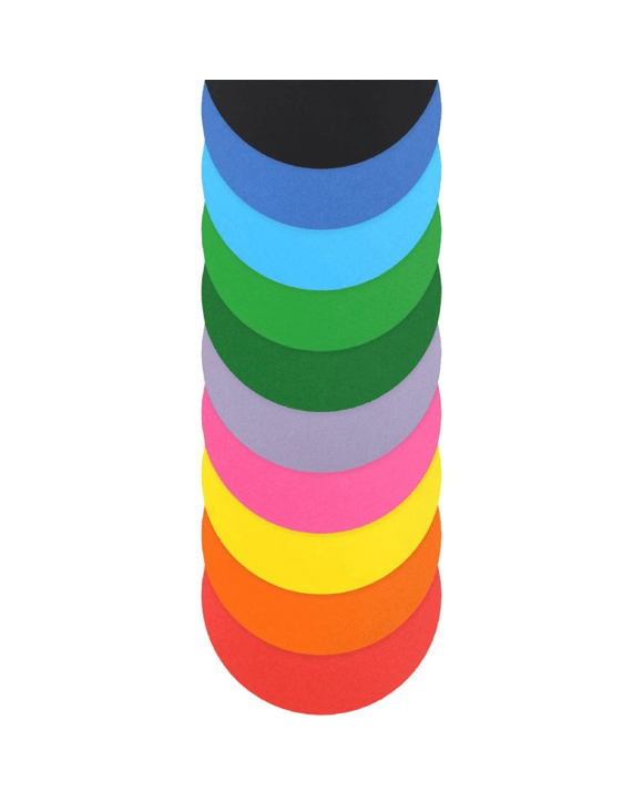Quill Shapes Matte Paper Circles 500 Pack 120mm