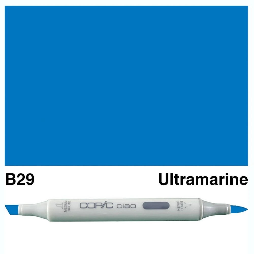 3 Copic Ciao Dual Nib Marker B29 Ultramarine, 3 of 3