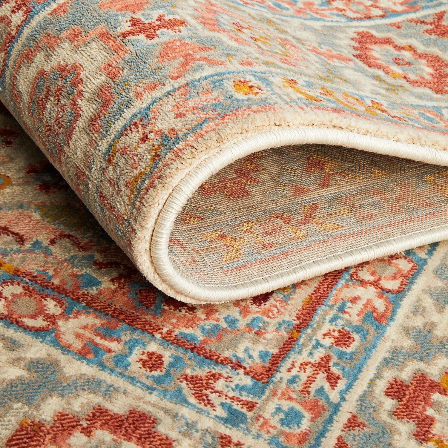 9 Common Ground Rugs Sojourn 110 400x300cm - Extra Extra Large Power Loomed Pet Friendly Floor Rug - Beige, 9 of 9