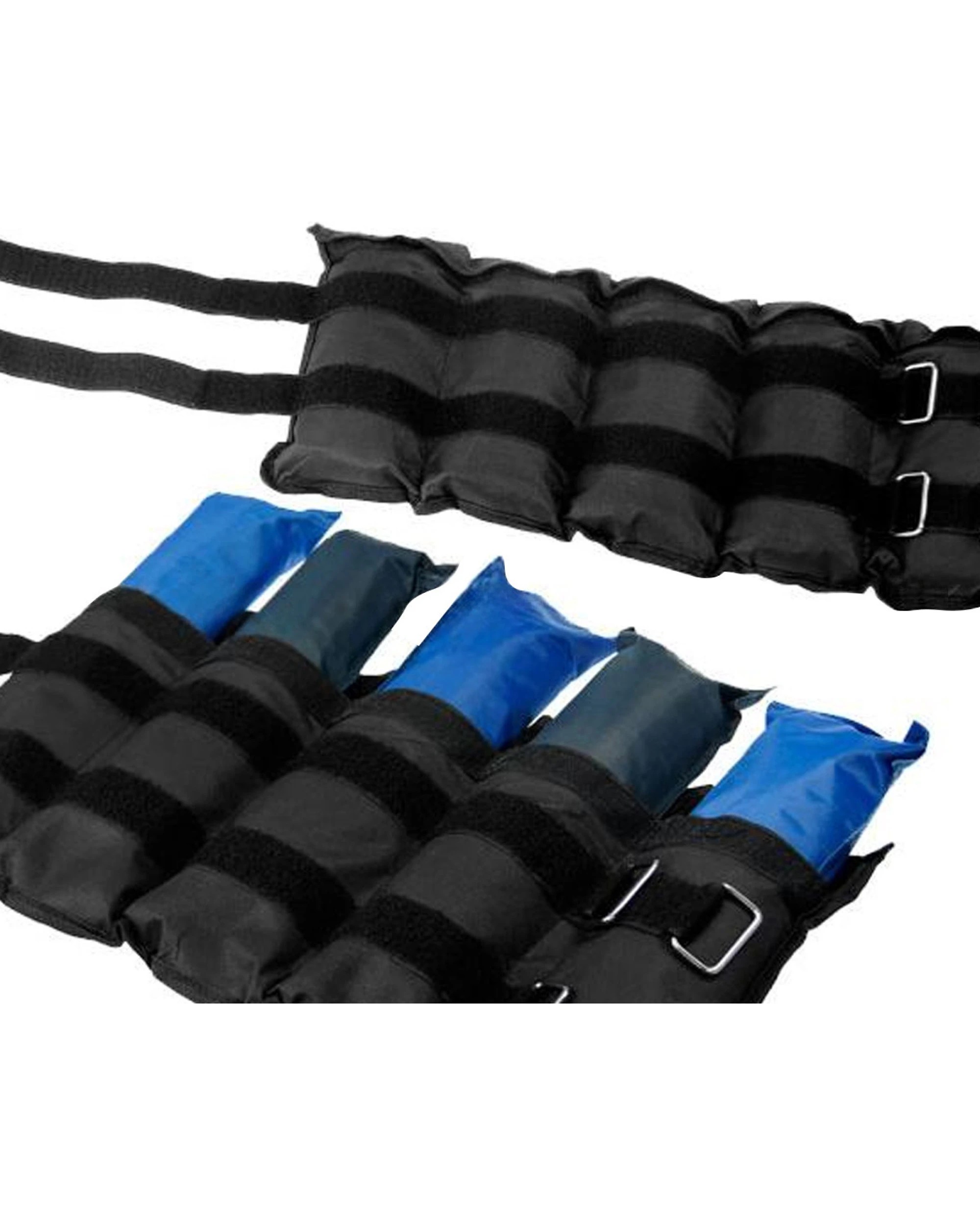 5 Powertrain Heavy Duty Adjustable Ankle Wrist Weights 5kg - Black, 5 of 6