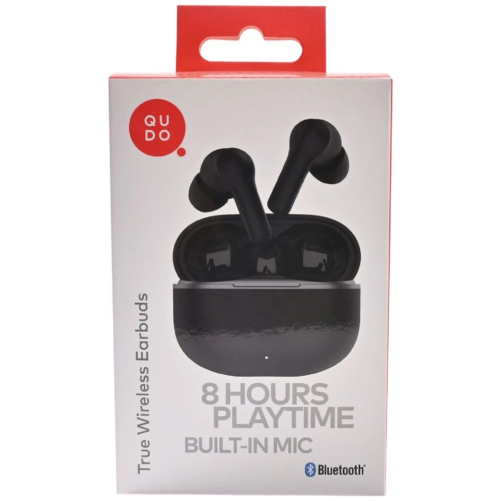 9 Qudo ANC TWS Earphones Black, 9 of 9