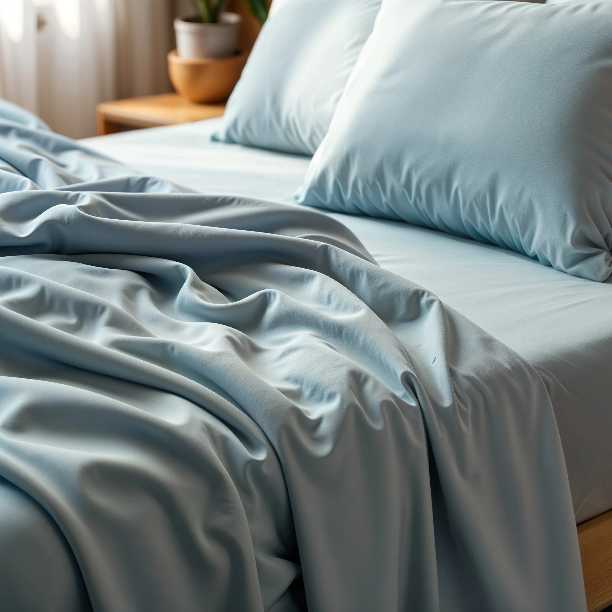 3 Royal Comfort 1000TC Balmain Hotel Grade Bamboo Cotton Sheets Pillowcases Set - Queen Bed - Blue, 3 of 5