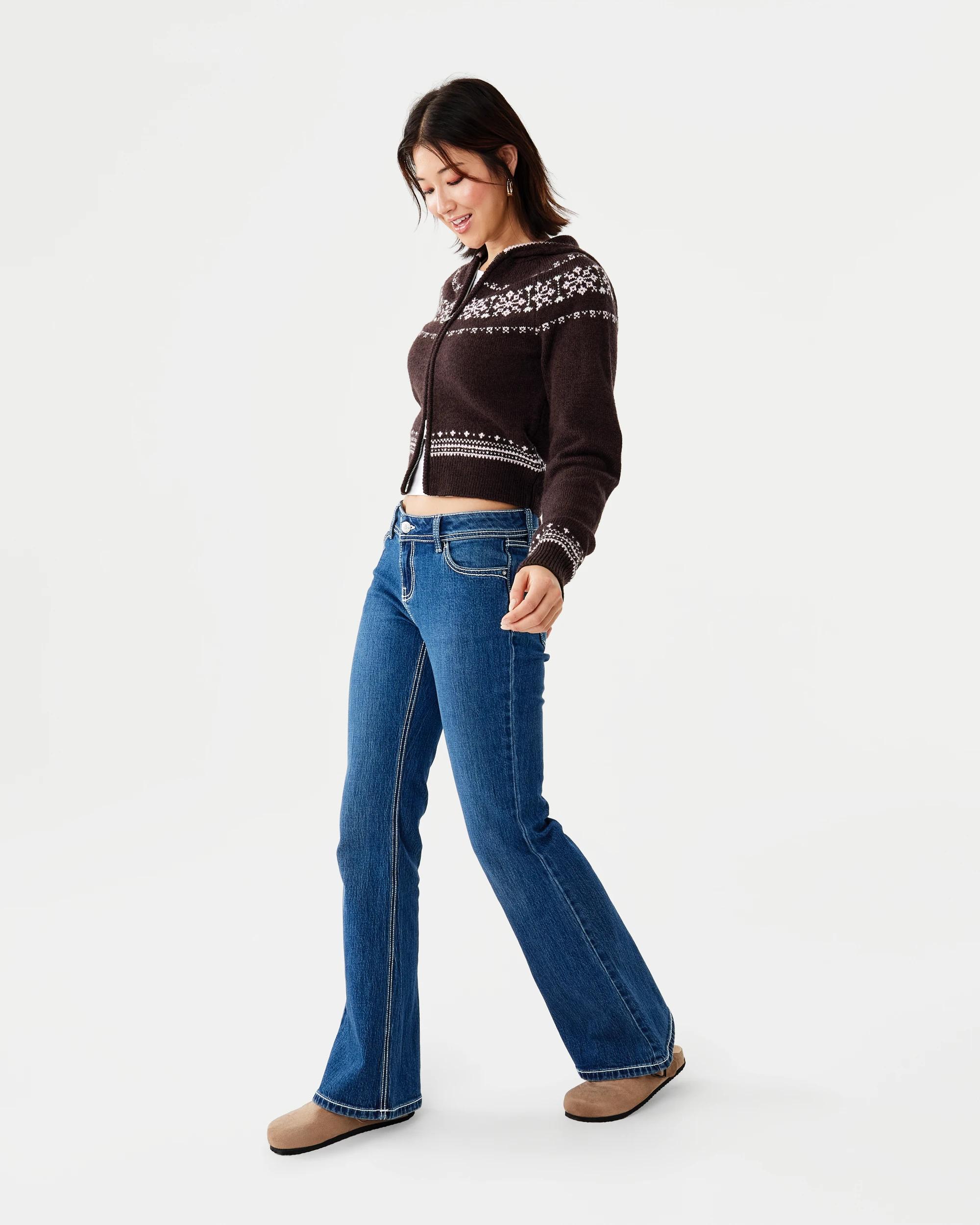 6 Fair Isle Knit Hoodie Brn Flwer, 6 of 10